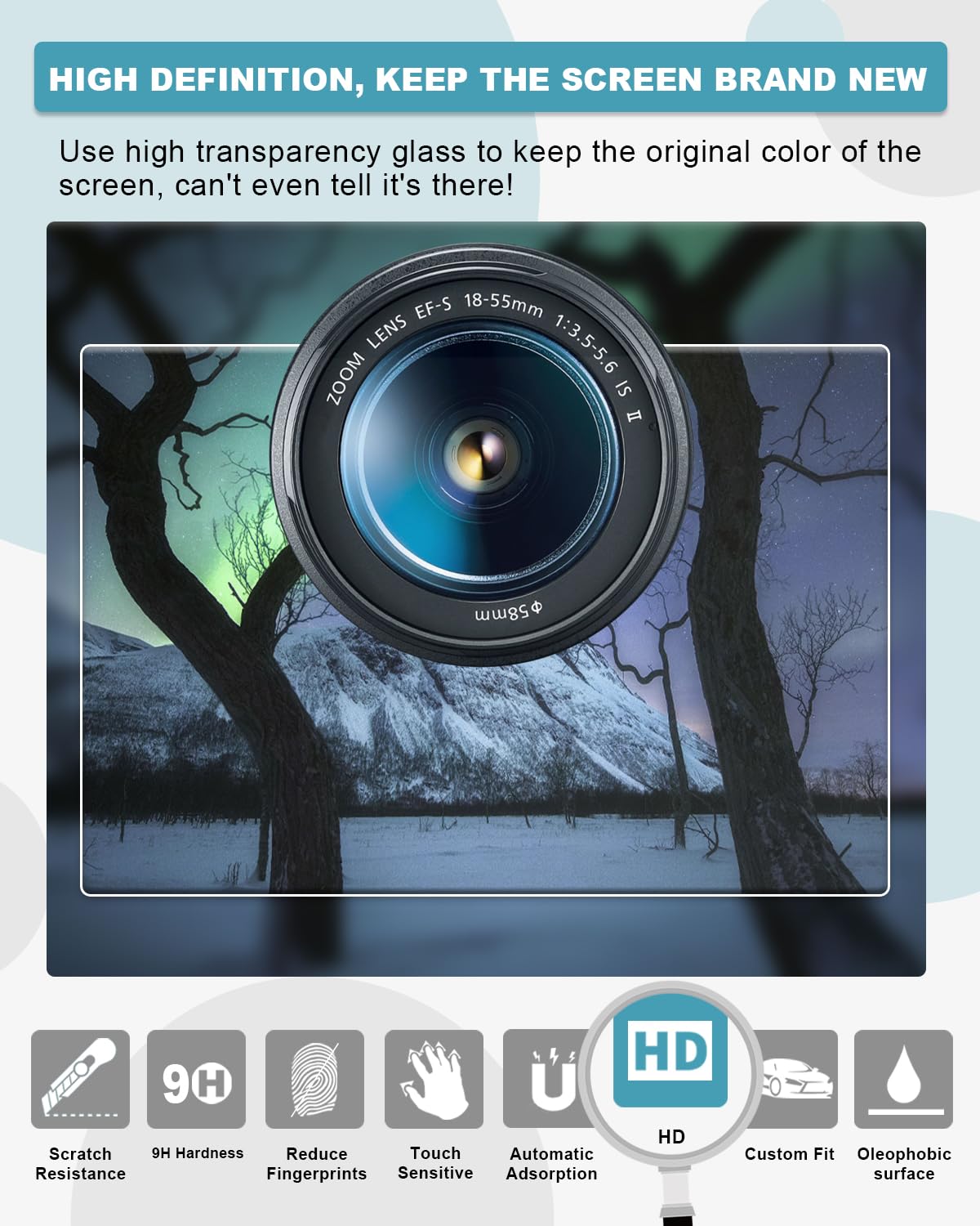 Cdefg For 2024 2025 Gmc Acadia 15� Screen Protector For 2024 2025 Gmc Acadia Elevation At4 Denali Accessories Tempered Glass 2024 2025 Acadia Screen Guard 2024 Gmc 2025 Acadia Screen Cover