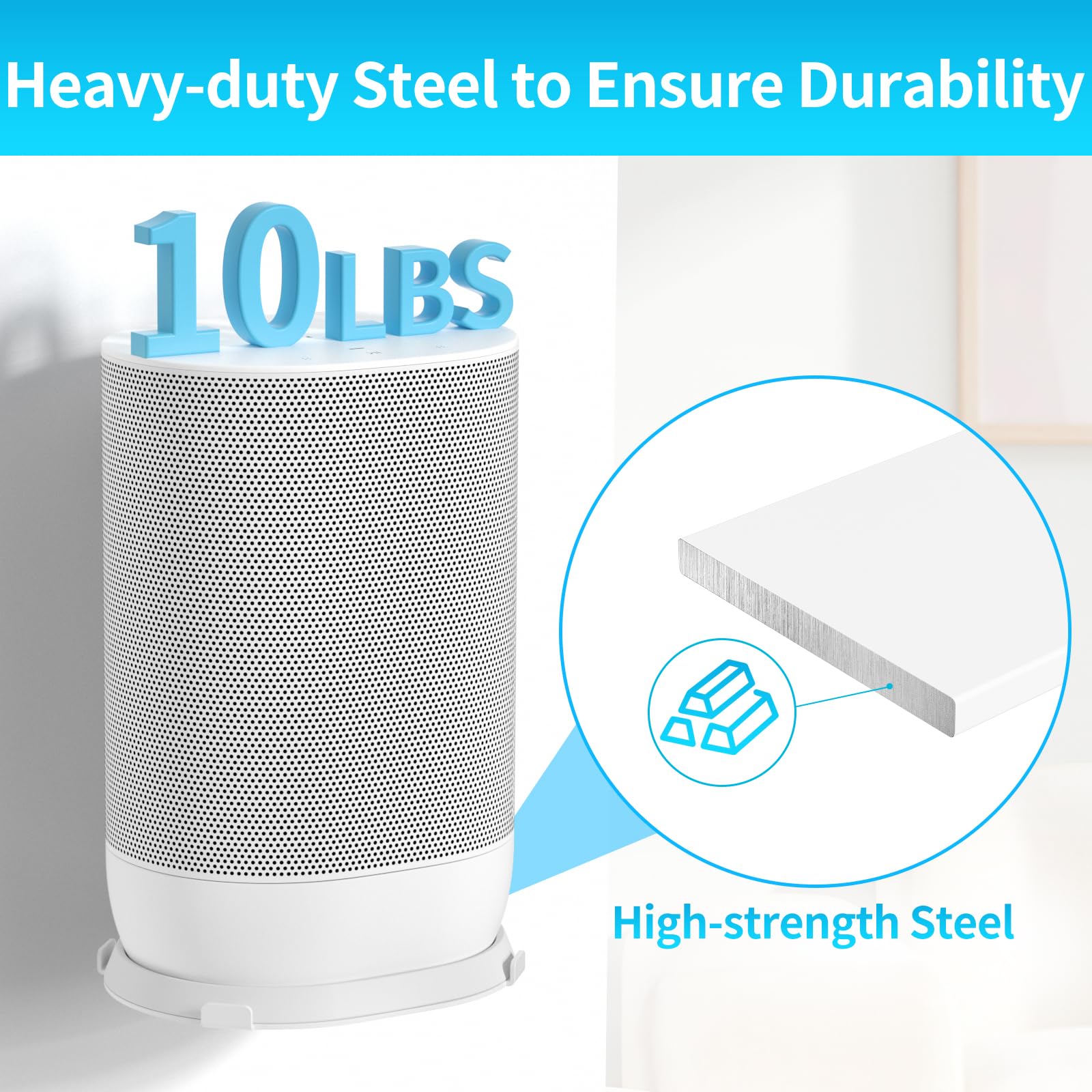 Heavy Duty Wall Mount Bracket For Sonos Move 2 And Sonos Move Mount Indoor/Outdoor   Easy To Install Speaker Mount For Sonos Mov