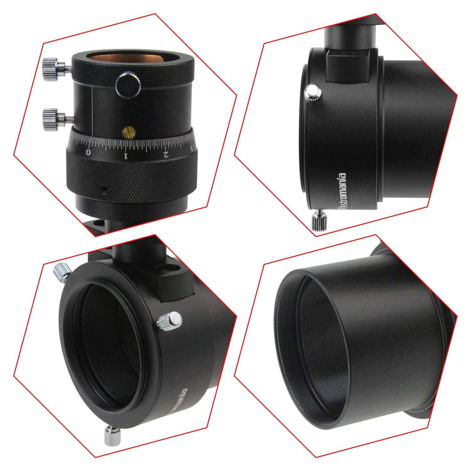 Astromania Off Axis Guider With Micro Focusing   For Successful Astronomy Photos Without A Guide Scope
