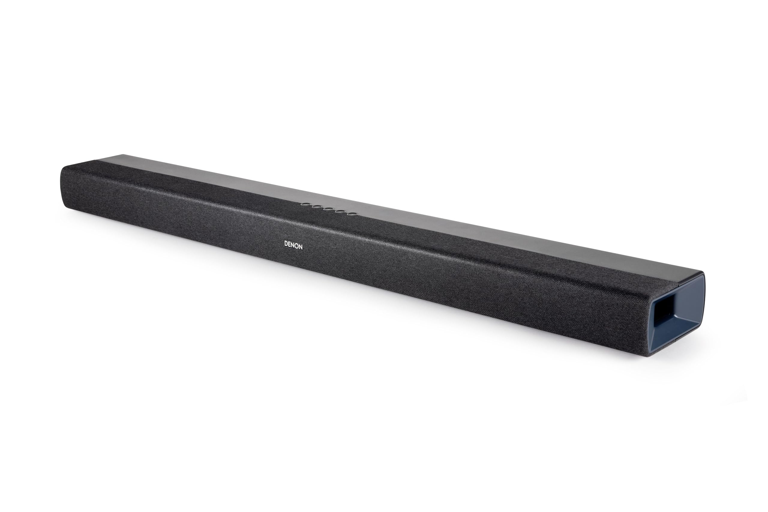 Denon Dht S218 Sound Bar (Black), 2.1 Channel, 3D Audio With Dolby Atmos, 2 Built In Subwoofers, Dual Midrange Drivers & Tweeter