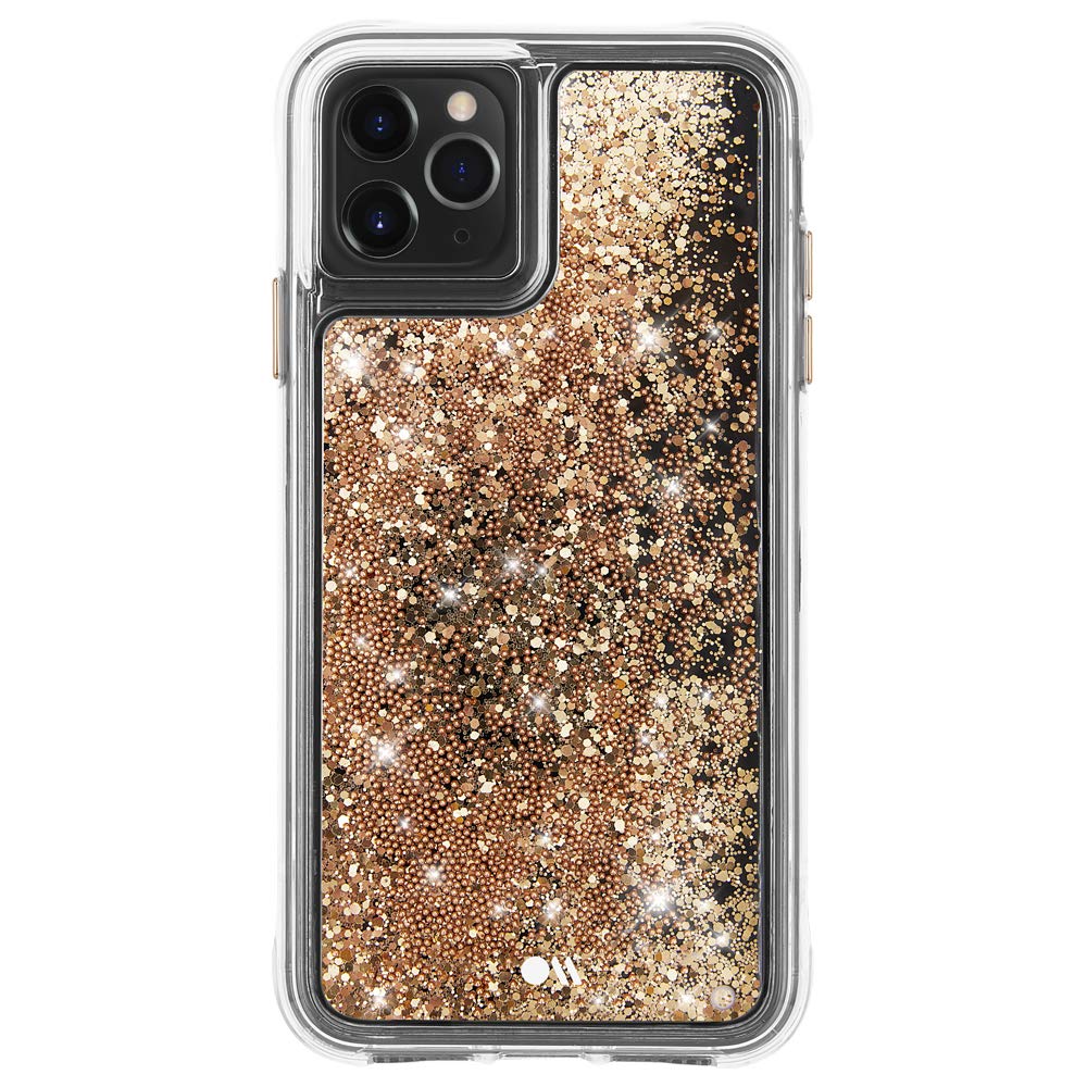 Case Mate   Waterfall   Glitter Case For Iphone 11 Pro   5.8 Inch   Gold
