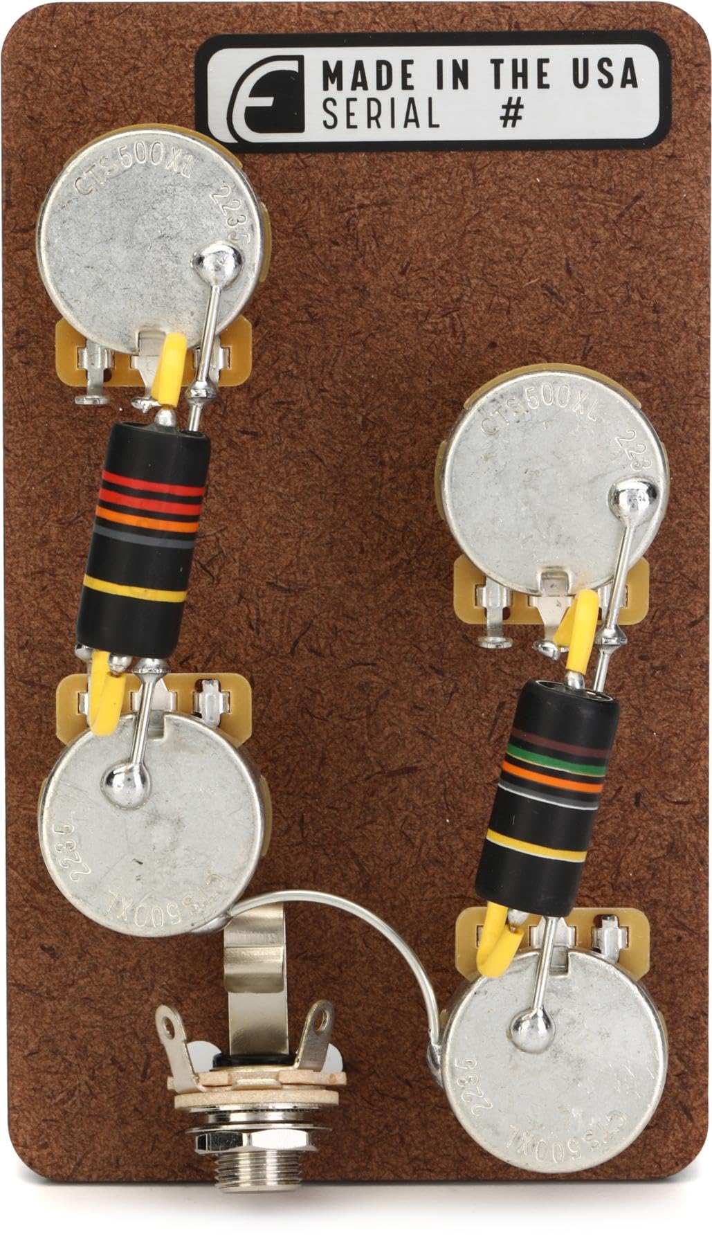 Emerson Custom Prewired Kit For Gibson Les Paul Guitars   Long Shaft