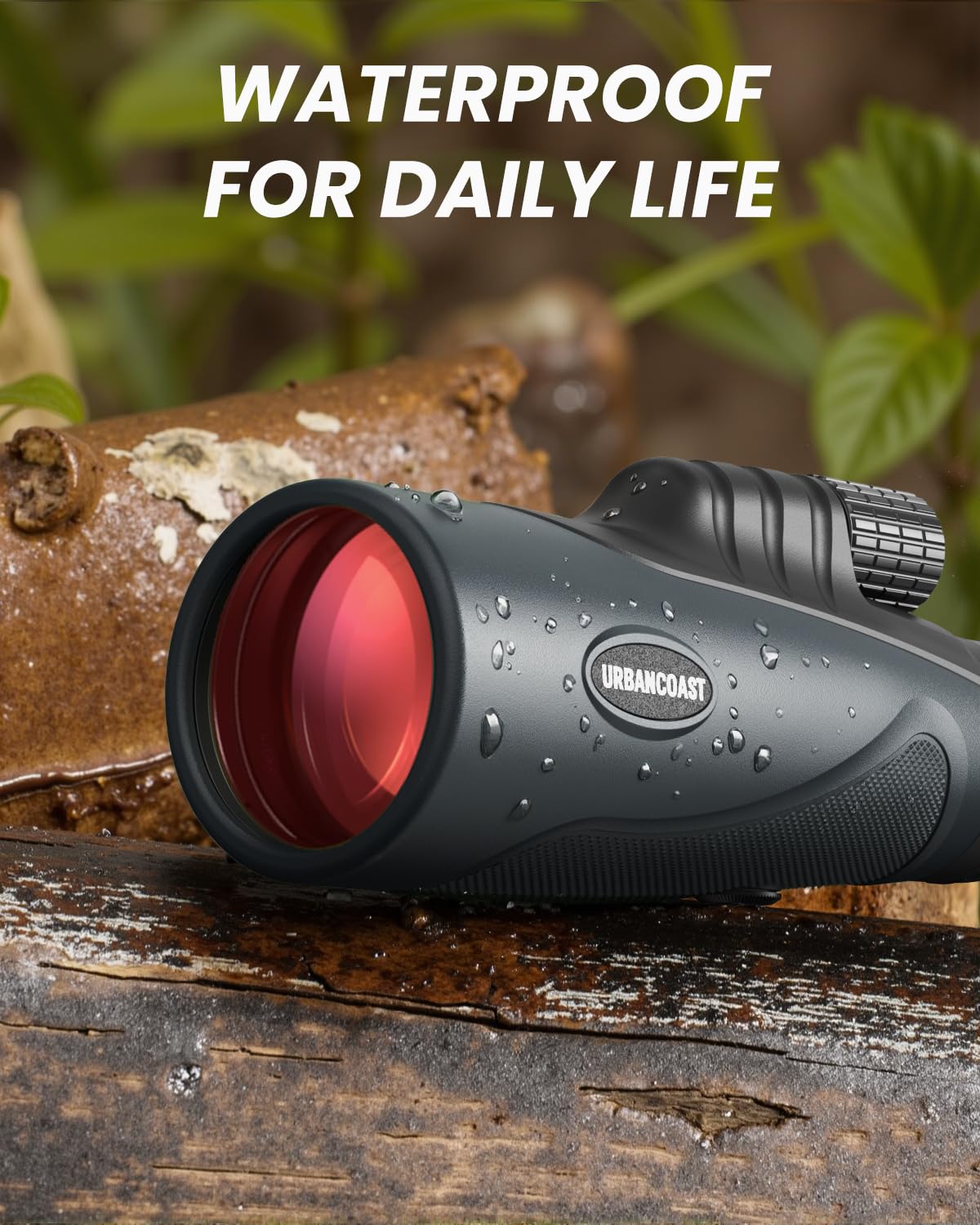 15X54 Monocular Telescope For Adults High Powered - Waterproof, Bak4 Prism, Fmc Lens, Compact Spotting Scope For Bird Watching,