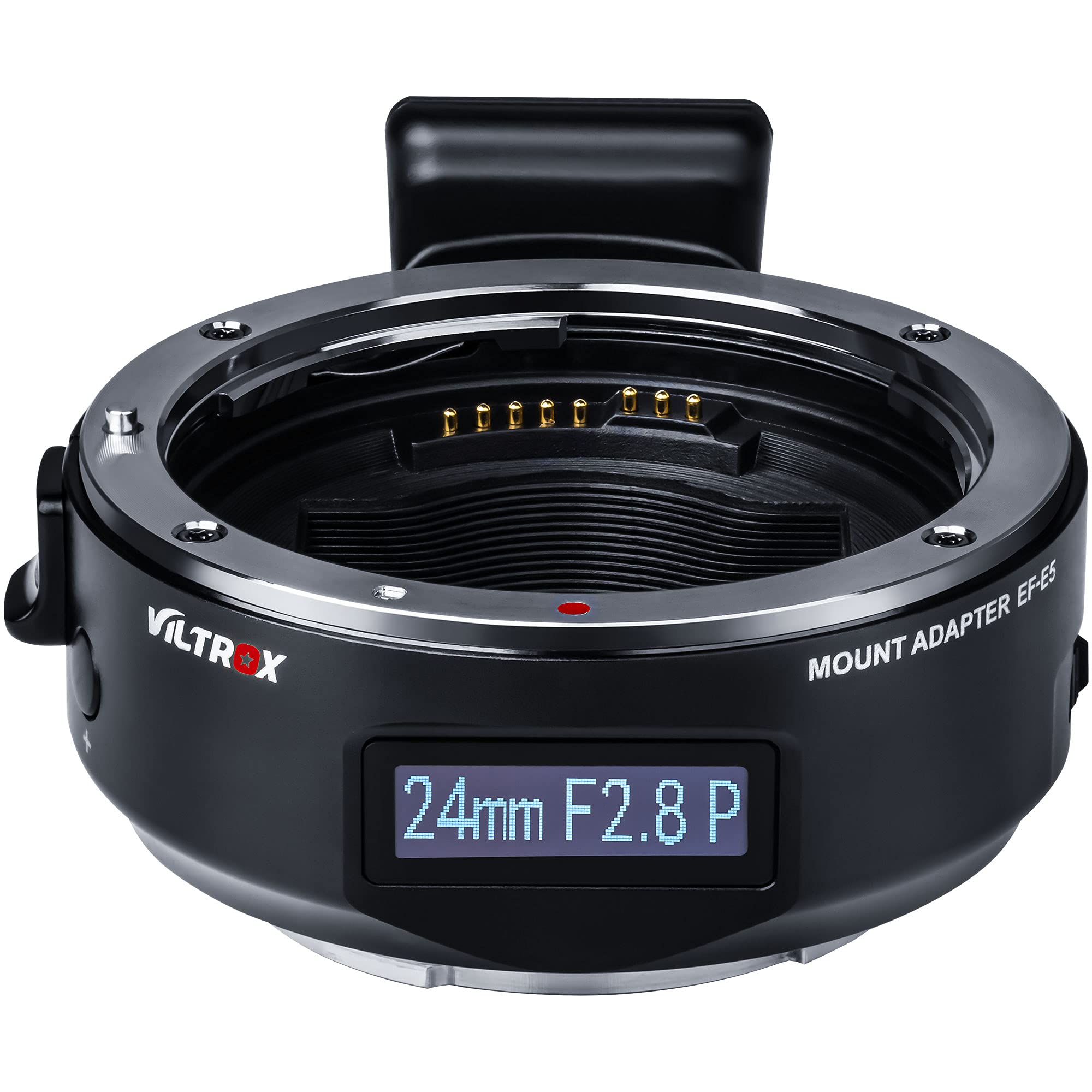 VILTROX EF-E5 Lens Adapter for Sony E Mount, OLED Display Auto Focus Lens Mount Ring Compatible with Canon EOS EF EF-S Lens to S