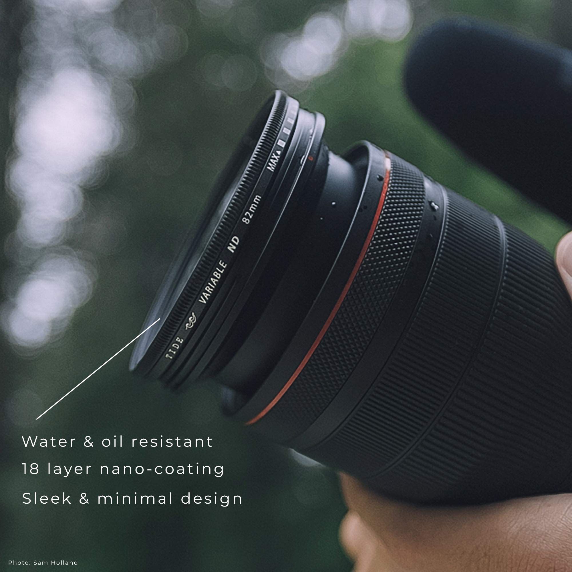 Tide Optics 77Mm Variable Nd Filter (Nd2   Nd400) Circular Neutral Density Lens Filter