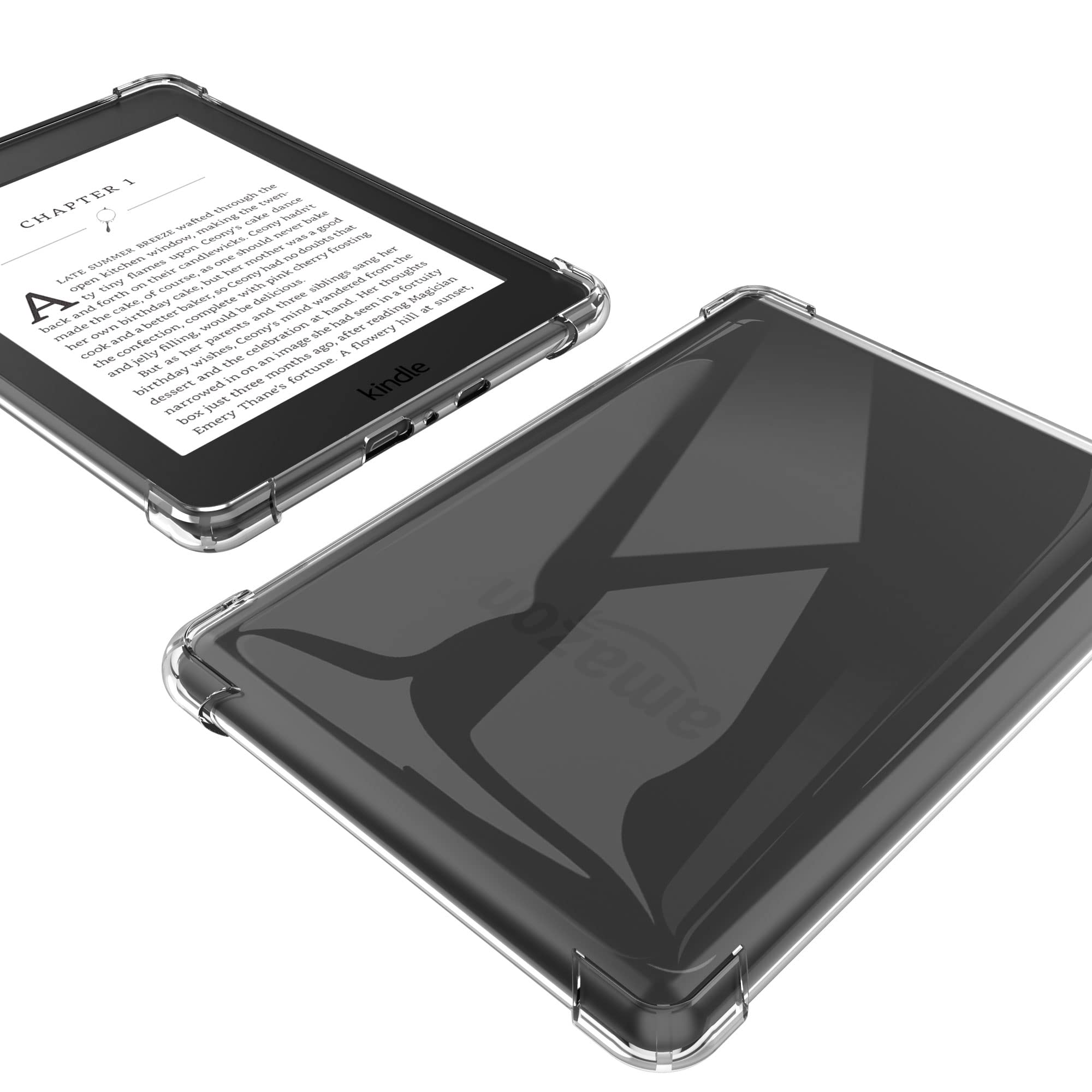 Laoshusheng Clear Case For Kindle Paperwhite 5Th/6Th/7Th (2012 2017 Released   Model No:Ey21 & Dp75Sdi)   Ultra Thin Lightweight