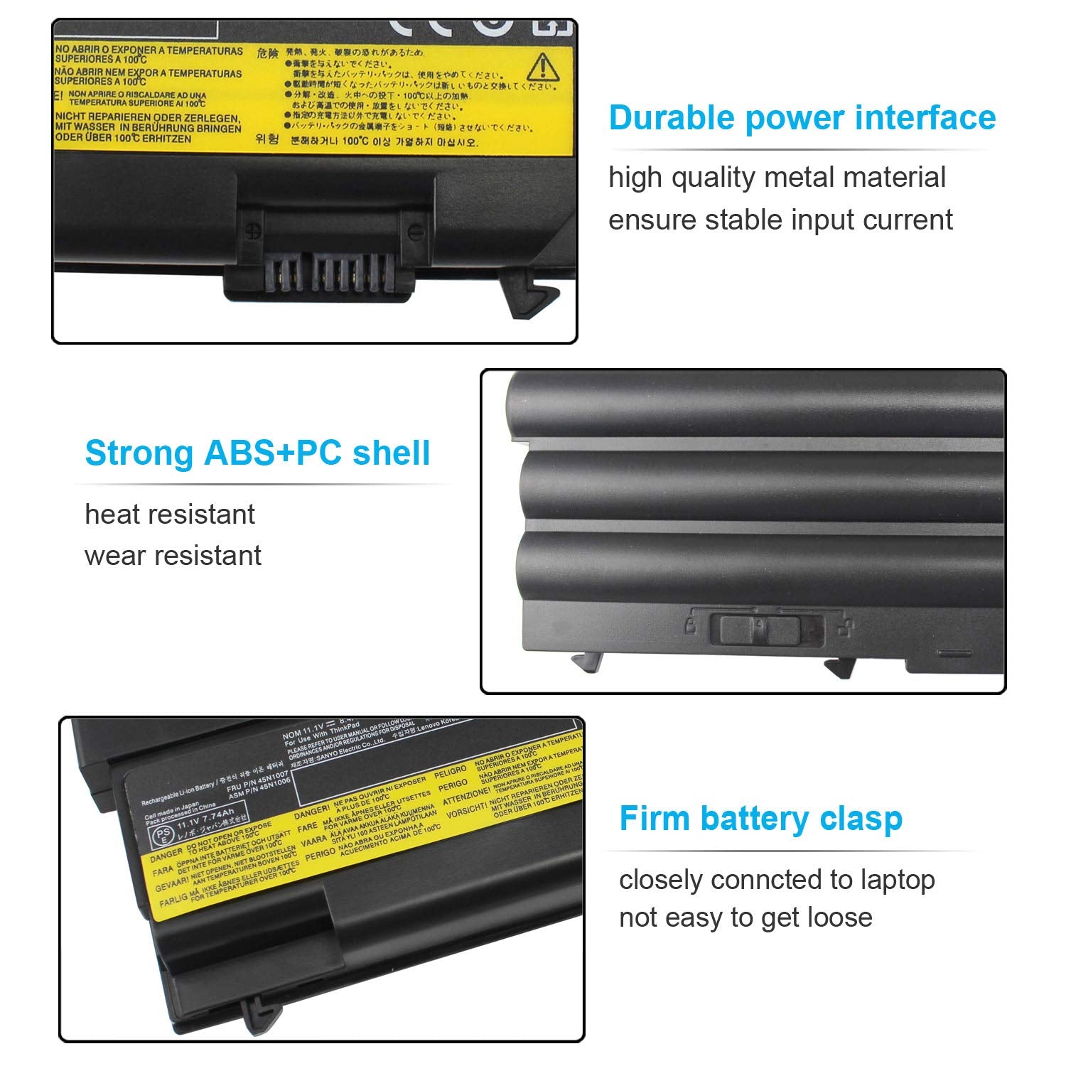 70++ 9 Cell 11.1V 94Wh Battery 0A36303 Compatible With Lenovo Thinkpad T430 T430I T410 T420 T420I T510 T520 T530 L412 L420 L430