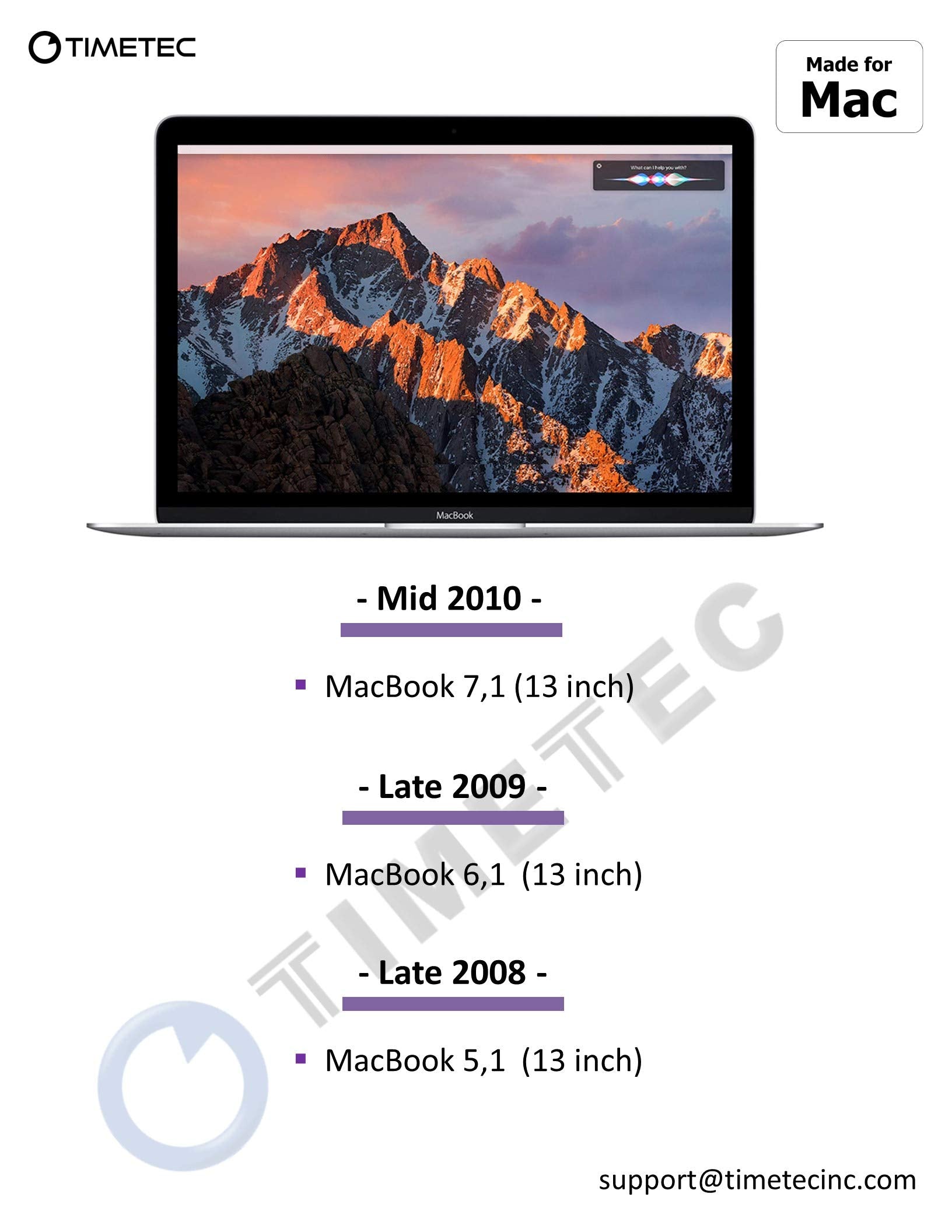 Timetec 8Gb Kit(2X4Gb) Compatible For Apple Ddr3 1067Mhz / 1066Mhz Pc3 8500 For Mac Book, Mac Book Pro, Imac, Mac Mini (Late 2008, Early/Mid/Late 2009, Mid 2010) Mac Sodimm Memory Ram Upgrade