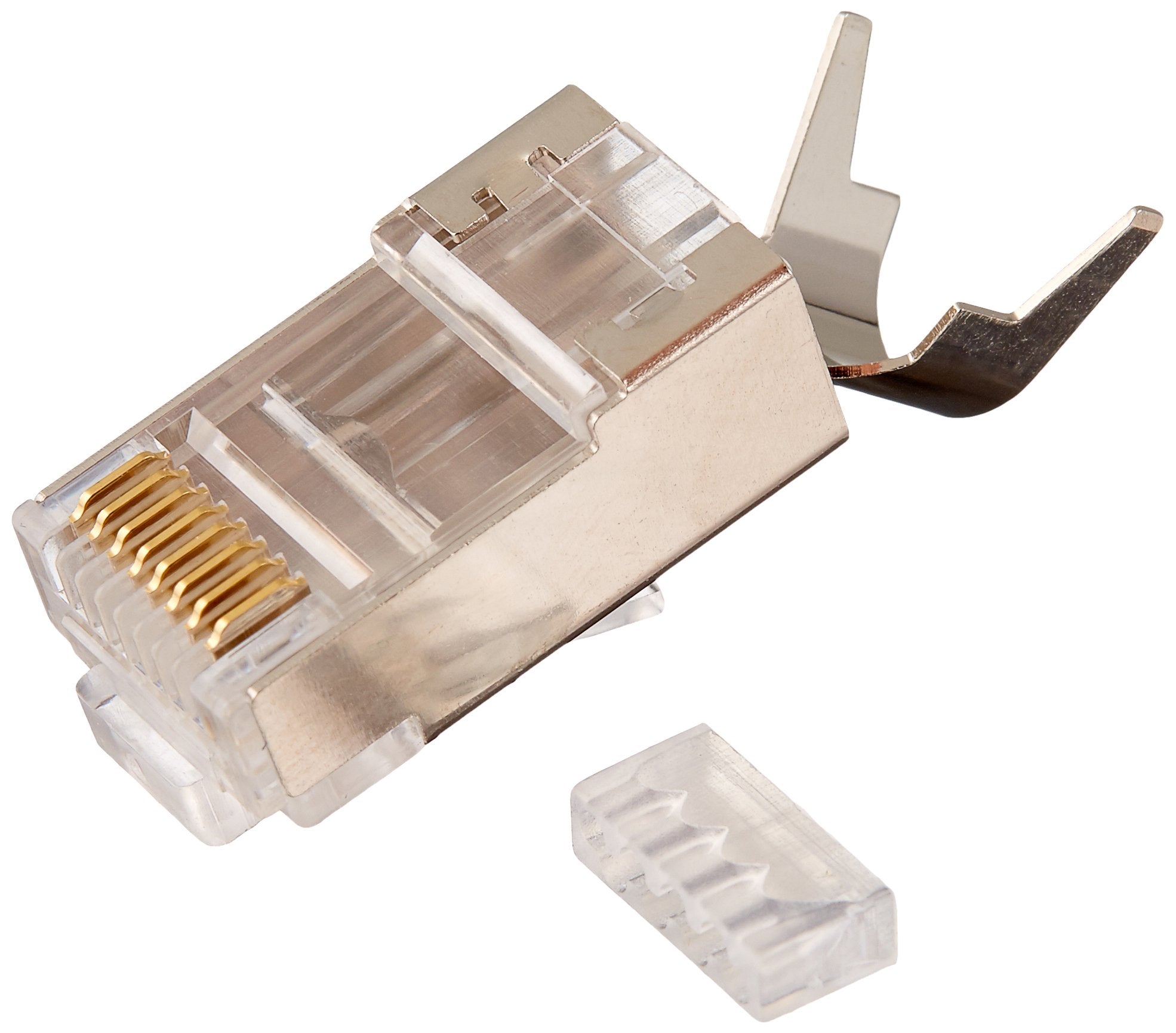 Platinum Tools 106190 Rj45 Cat6A 10 Gig Shielded Connector With Liner, 100 Pack