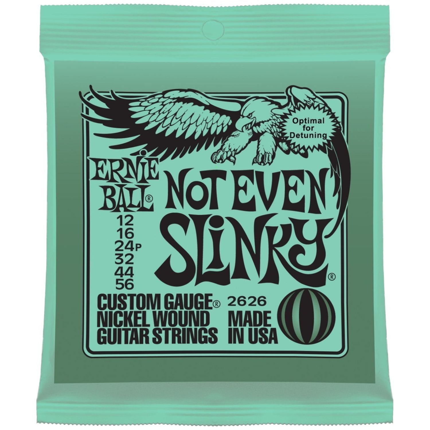 Ernie Ball 2626 Not Even Slinky 12-56 (12 Pack Bundle)