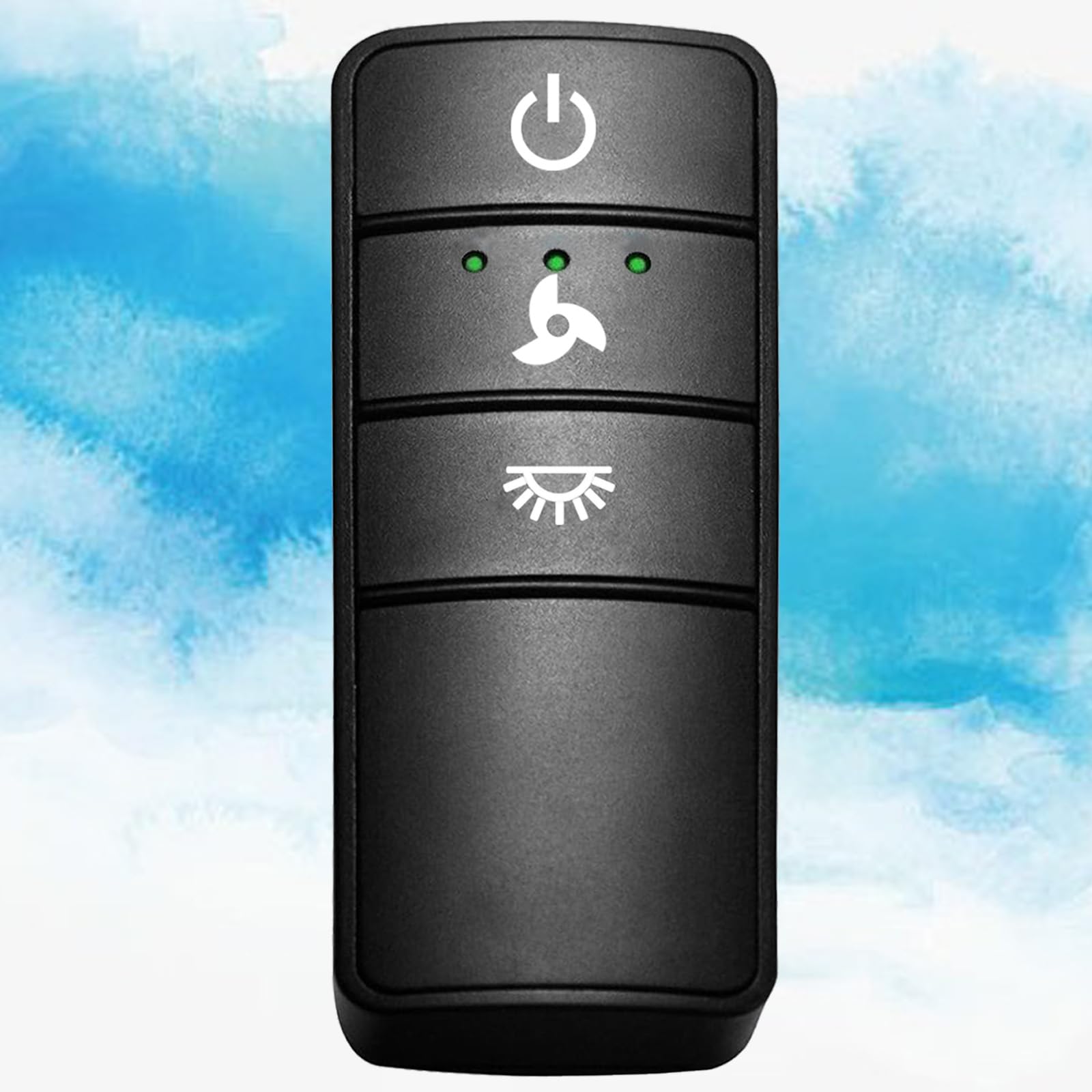 KUJCE10318 / TR220A Ceiling Fan Remote Control Replacement for Hampton Bay and Home Decorators Collection 2AAZPHD3/HD3, KUJCE103