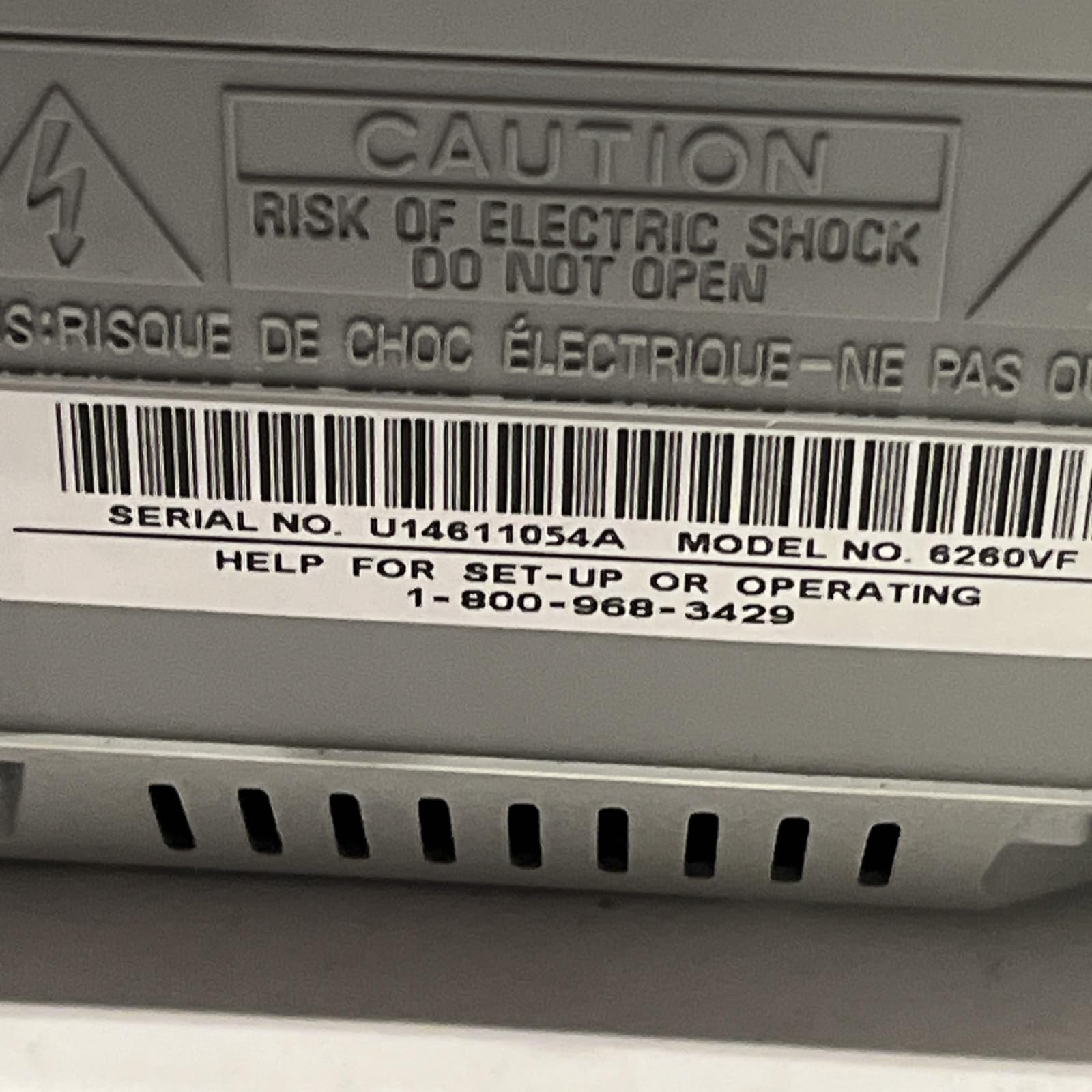 Sylvania 6260Vf 4 Head Vcr