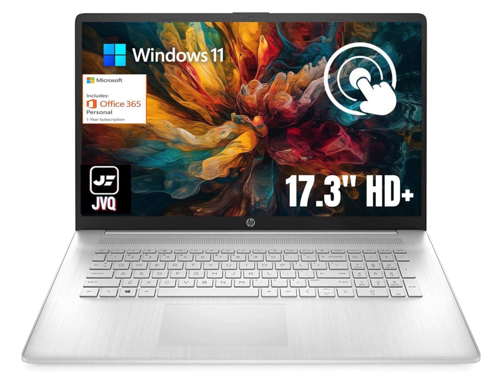 Hp 17.3'' Display Flagship Hd+ Touchscreen Laptop, 20Gb Ram, 1Tb Ssd Storage, Intel Pentium Silver N5030, Fullsize Keyboard, Hdm