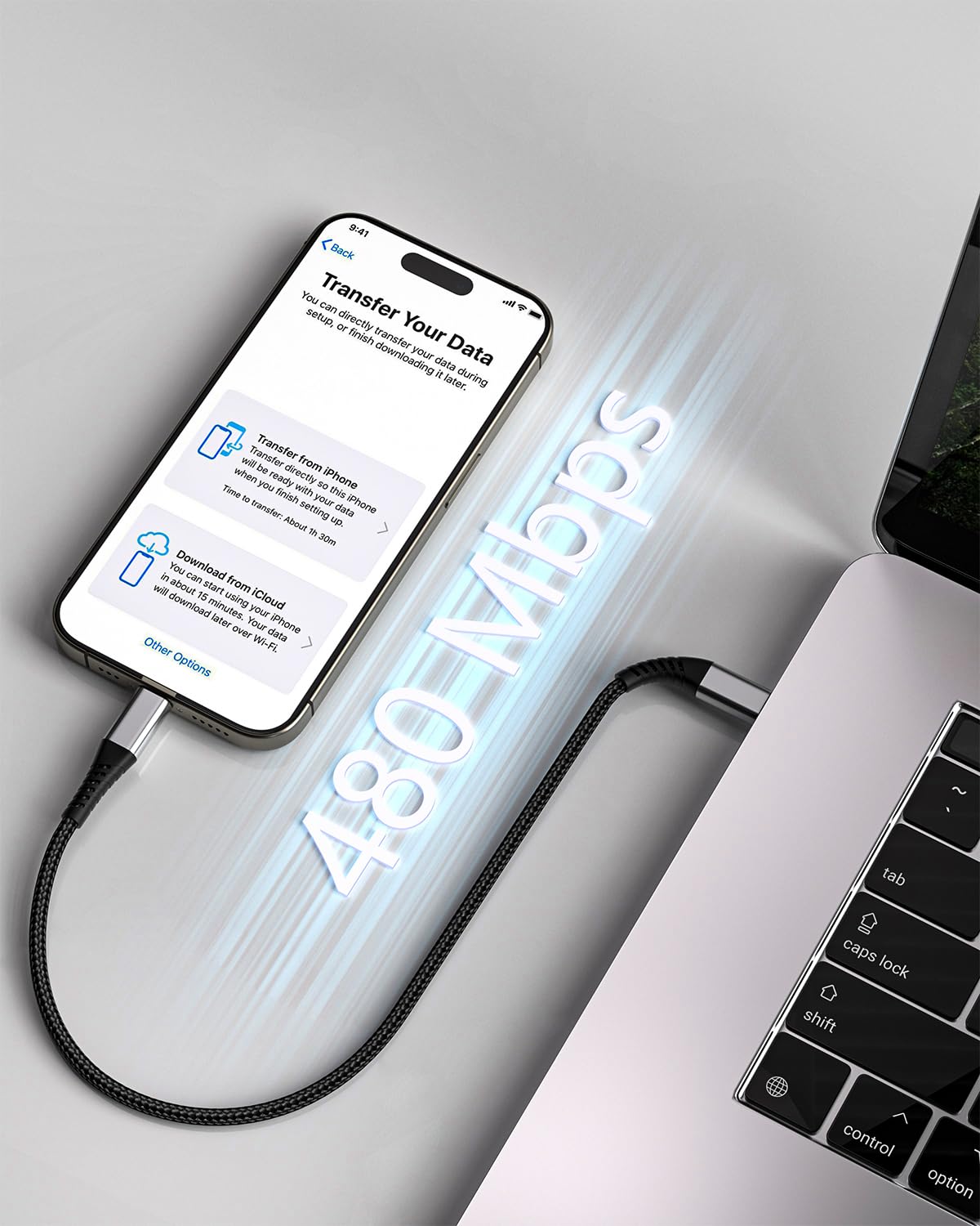 1Ft Usb C To Usb C Cable, 3Pack Short Usb C To C Fast Charging Cable 60W Usb C Cable To Usb C Braided For Iphone 15 Pro Max, Sam