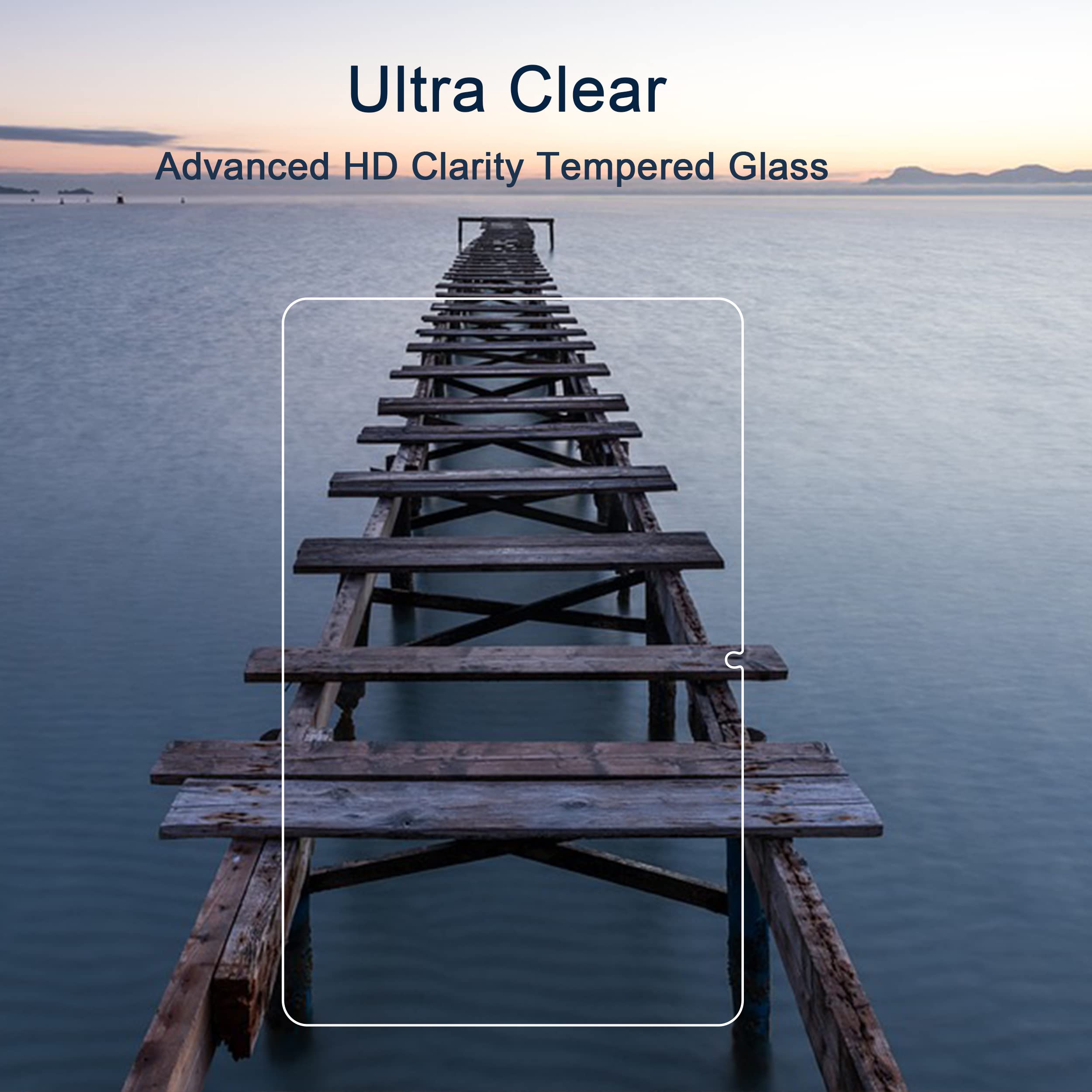 Ailun Screen Protector For Galaxy Tab S8 / Galaxy Tab S7, 11 Inch 2Pack Tempered Glass 9H Hardness 2.5D Edge Ultra Clear Anti Sc