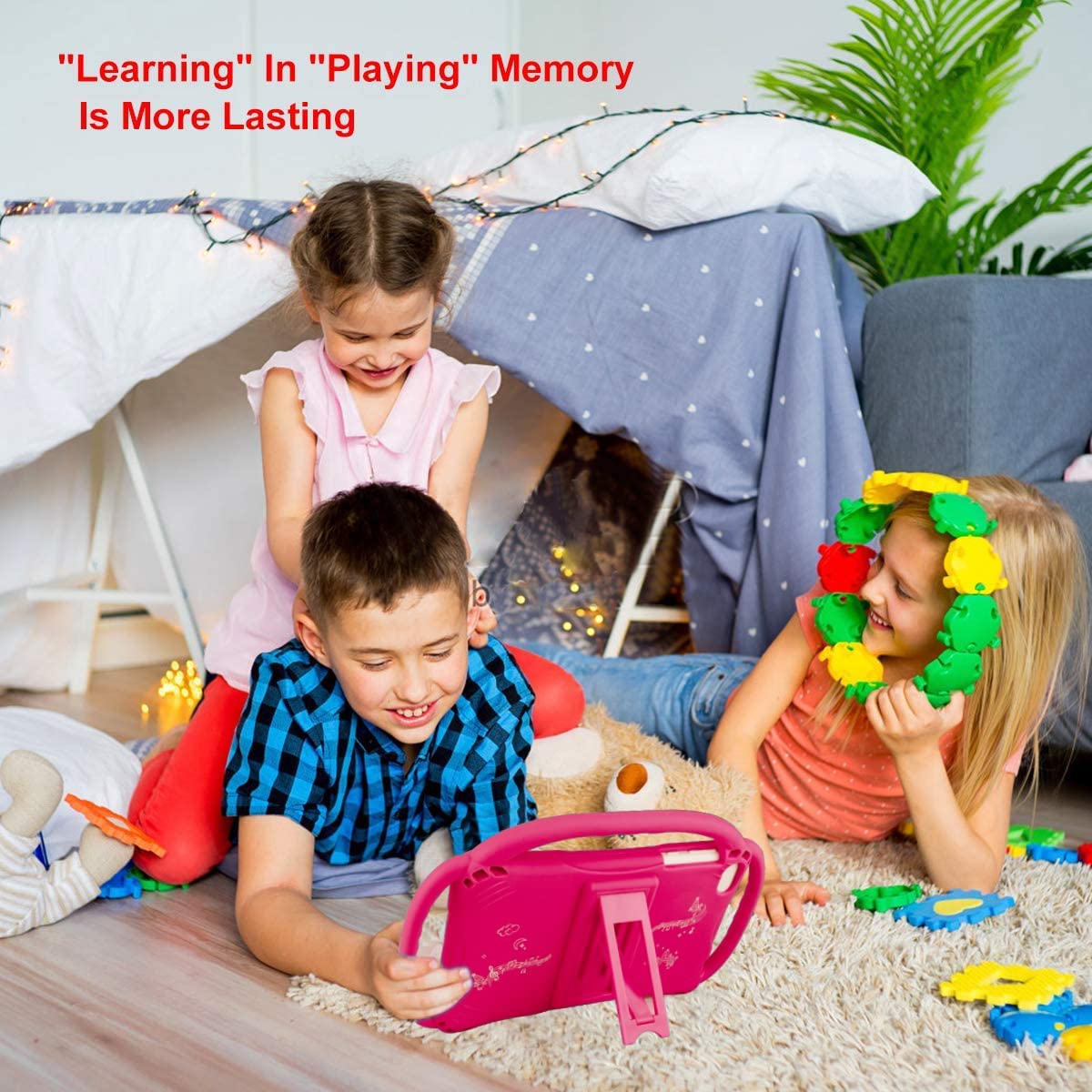 Kids Tablet 7Inch Toddler Tablet 32Gb Google Play Android Tablet For Kids App Preinstalled Learning Education Tablet Wifi Camera