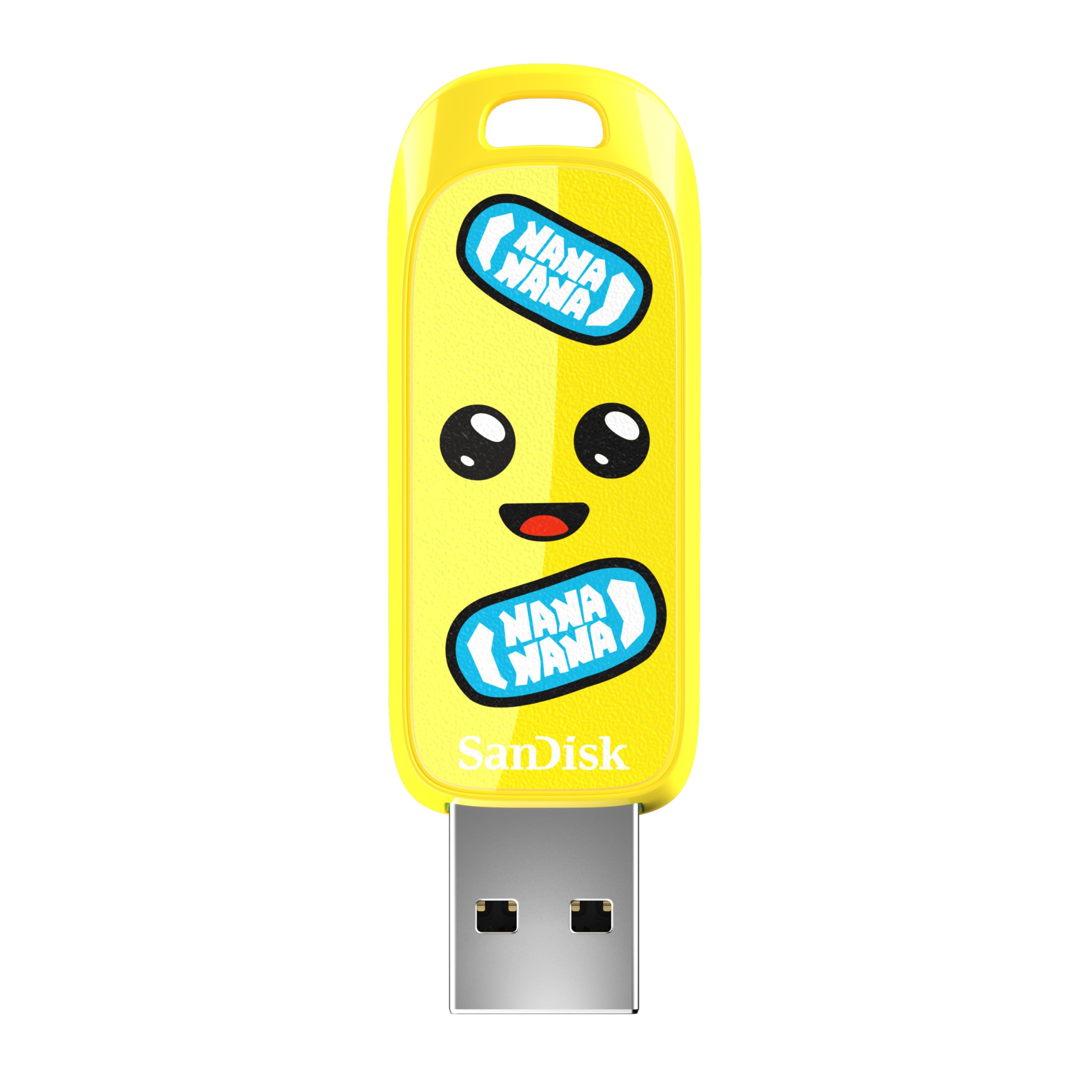 SanDisk 128GB Fortnite USB Flash Drive, Peely Edition - Up to 130MB/s, USB Type-A, for Smartphones, Gaming Consoles, and Compute