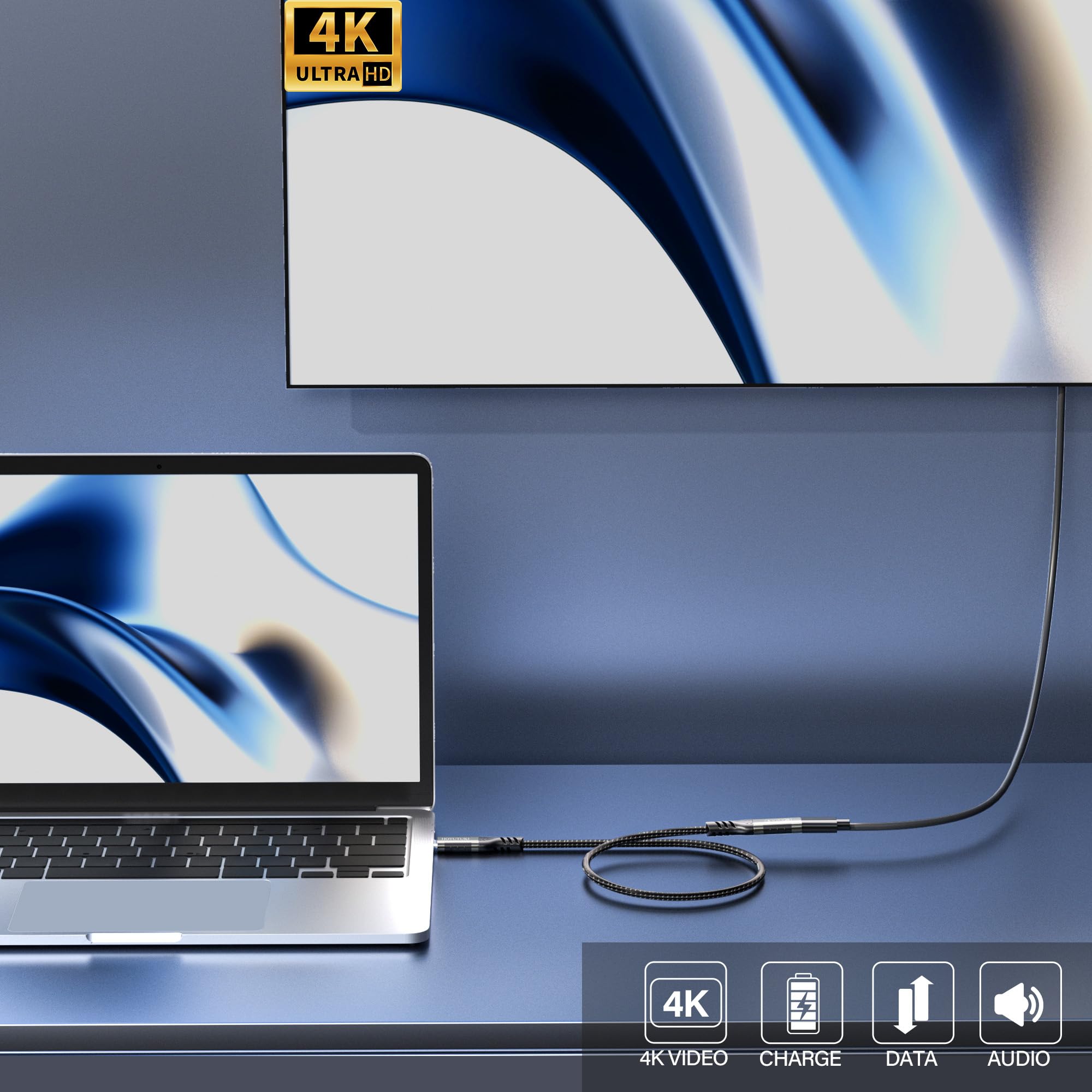 Usb C Extension Cable Short(0.8Ft/0.25M),240W Pd Fast Charging 20 Gbps Usb 3.2 Gen 2 Data 4K ,Usb C Cable For Usb Male And Femal