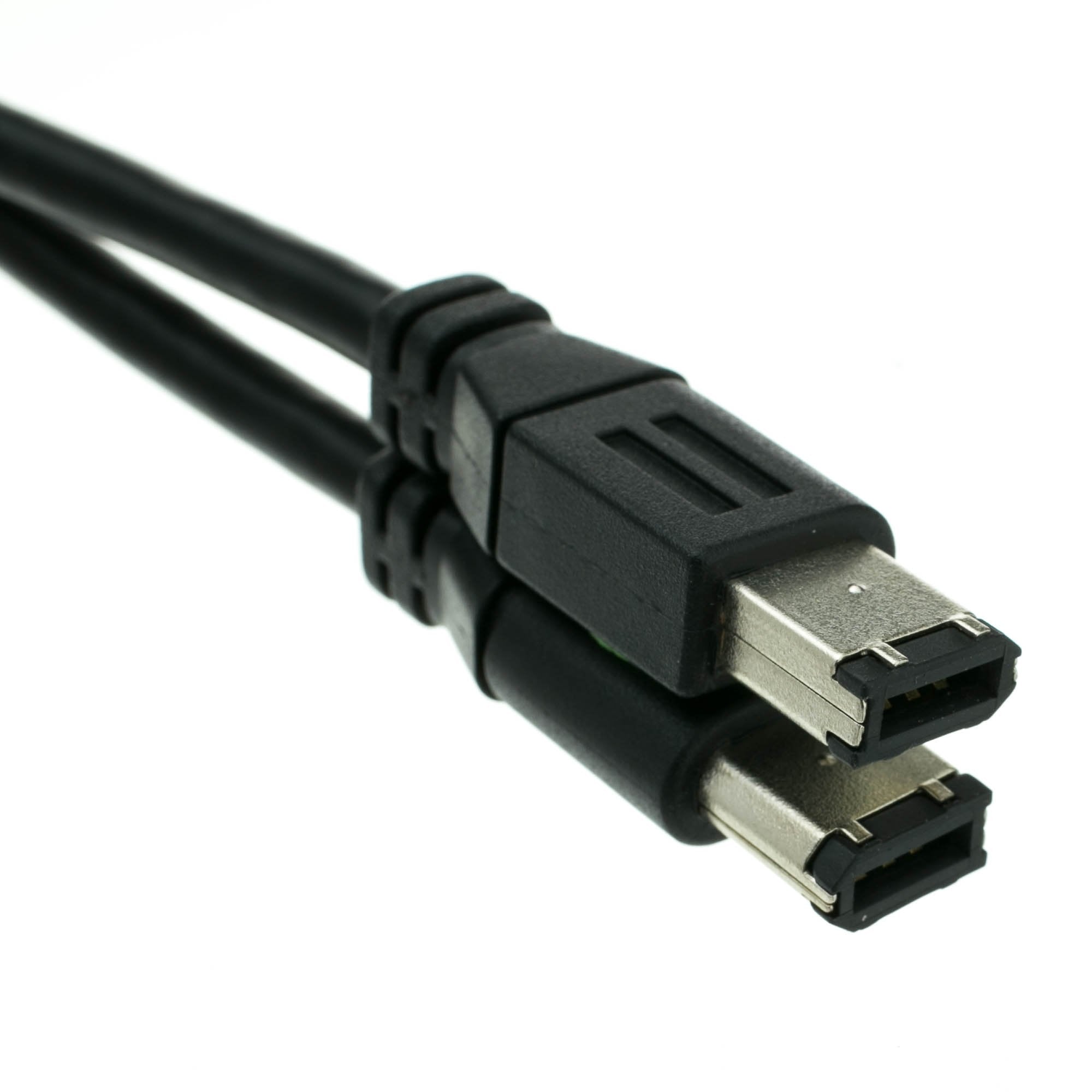 CableWholesale Firewire 400 6 Pin Cable, Male to Male iLink DV Cable, 6 Pin/6 Pin IEEE 1394a, Black, 6 Feet, IEEE 1394a High Speed Firewire 6 Pin to 6 Pin Cable