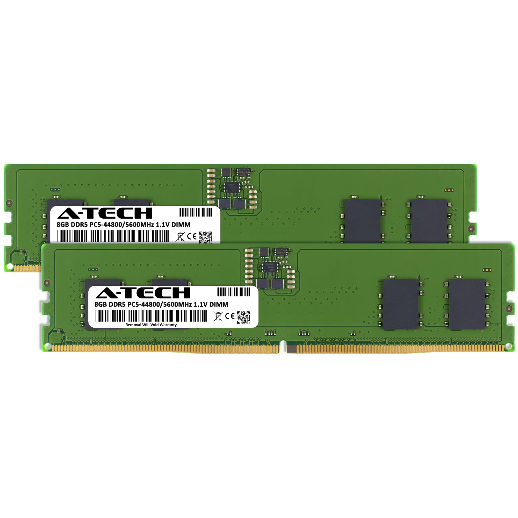 A Tech 16Gb Kit (2X8Gb) Ddr5 5600Mhz Pc5 44800 Cl46 Udimm 1.1V Non Ecc Unbuffered Dimm 288 Pin Desktop Ram Memory Upgrade Module