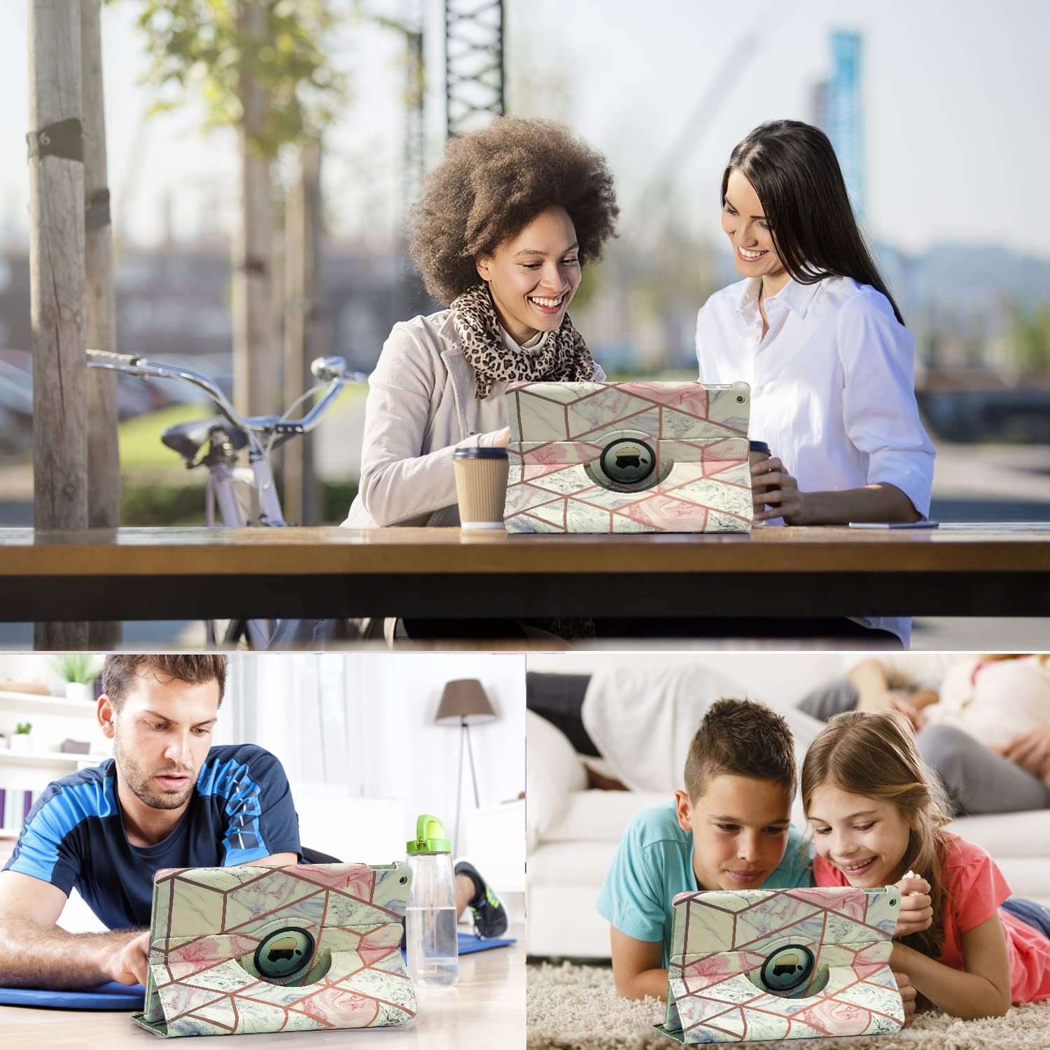 Case For Ipad 9Th Generation(2021)/ 2020 Ipad 8Th Generation/ 2019 Ipad 7Th Generation For 10.2 Inch Ipad Case Covers, 360 Degre