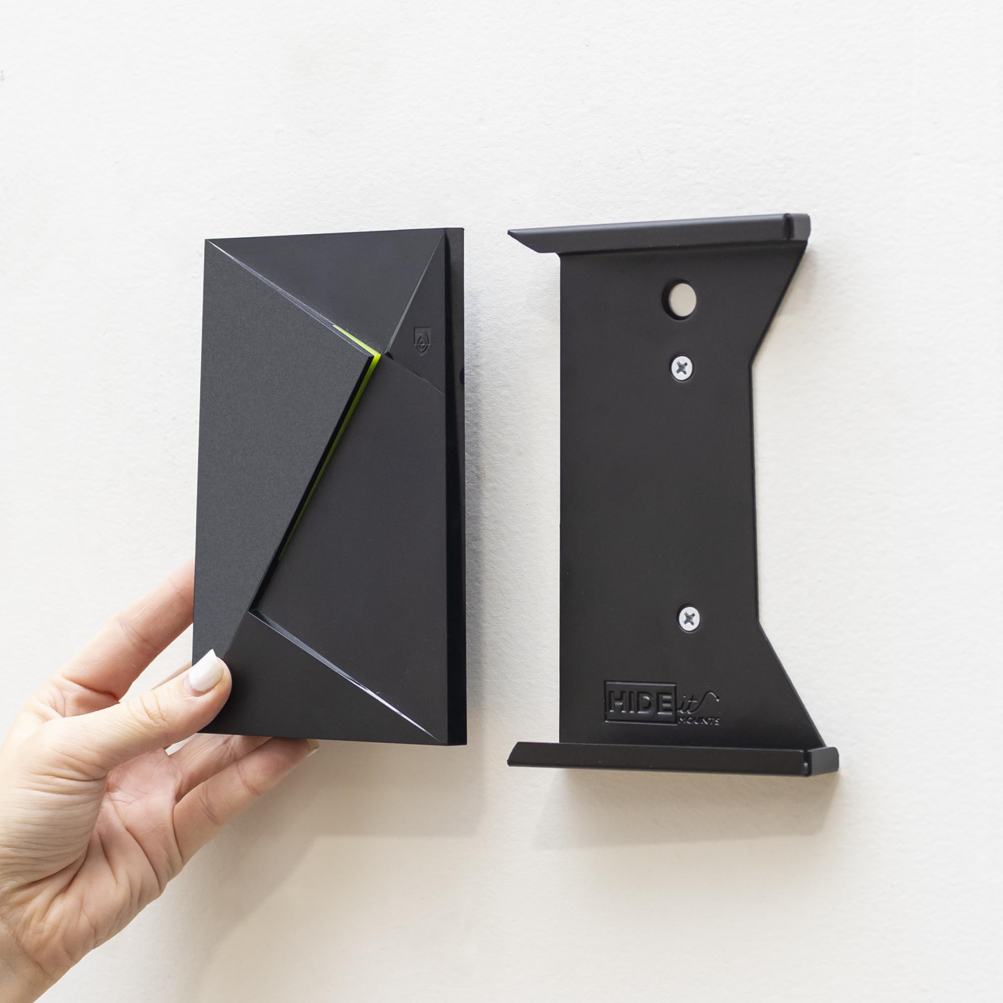 Hideit Mounts Shield 2 Nvidia Shield Tv Pro Wall Mount, Black Steel Wall Mount, Nvidia Wall, Vesa Mount Or Under Desk Mount