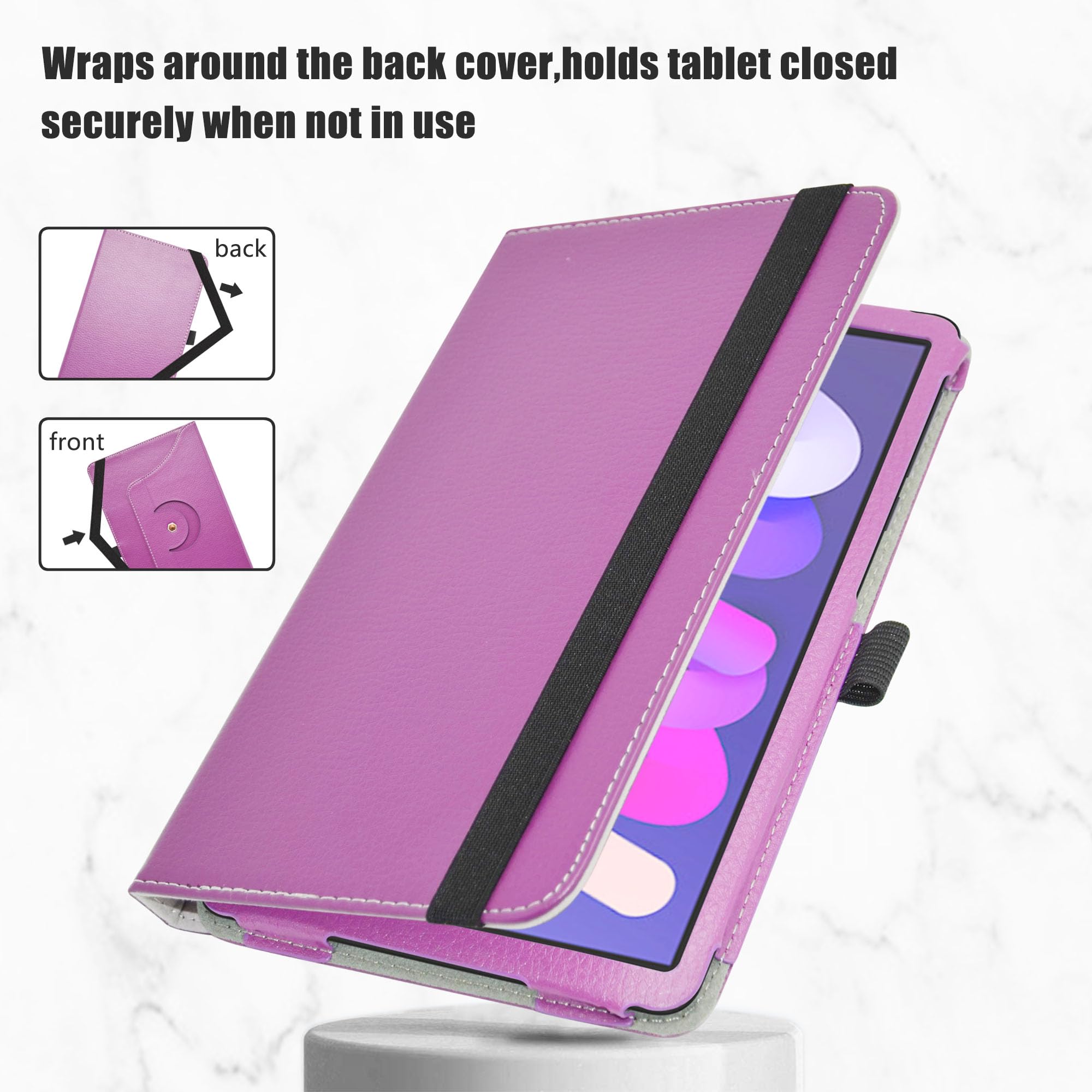 Liushan Compatible With 360 Degree Rotation Stand Pu Cover For 8.4 Doogee T20 Mini,Alldocube Iplay 50 Mimi Pro,Alldocube Iplay 5