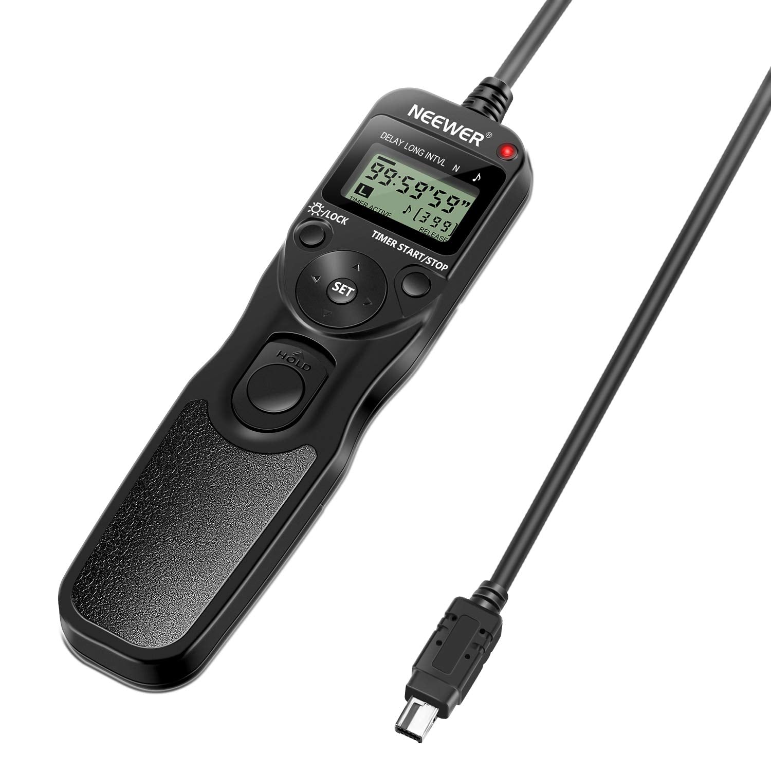 Neewer Digital Timer Remote Shutter Release Trigger(Replacement For Mc Dc2)For Nikon D90 D600 D610 D3100 D3200 D3300 D5000 D5100