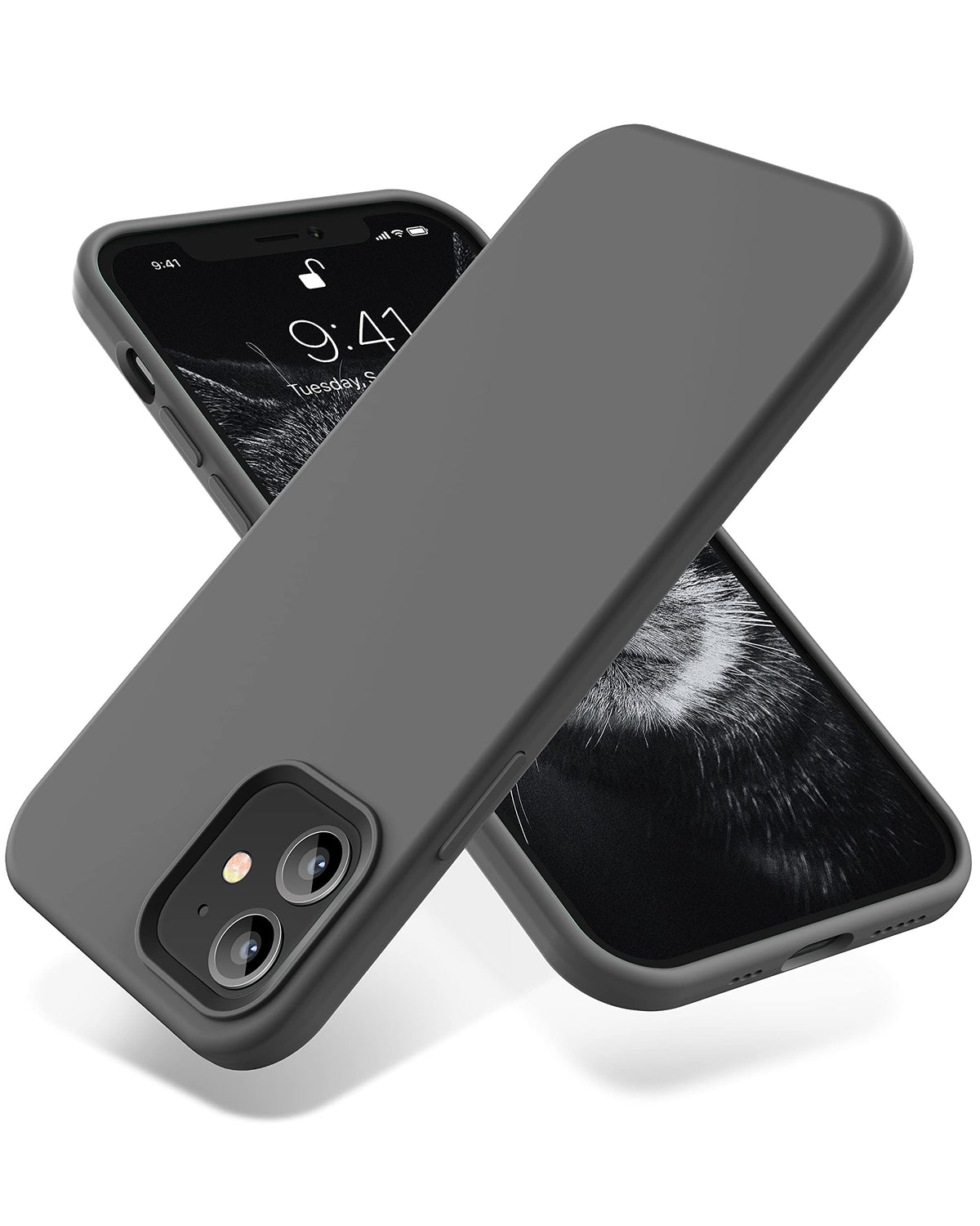 Otofly Compatible With Iphone 12 Case, Compatible With Iphone 12 Pro Case,[Silky And Soft Touch Series] Premium Soft Liquid Sili