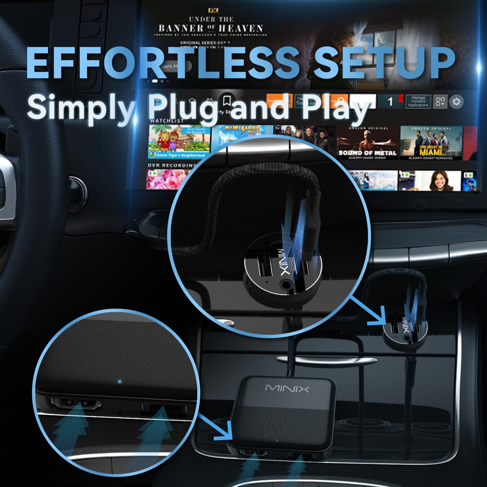 Minix Car Tv Mate Plug And Play Hdmi Converter Hdmi Multimedia Adapter For Cars With Factory Wired Carplay For Fire Tv Stick Gam