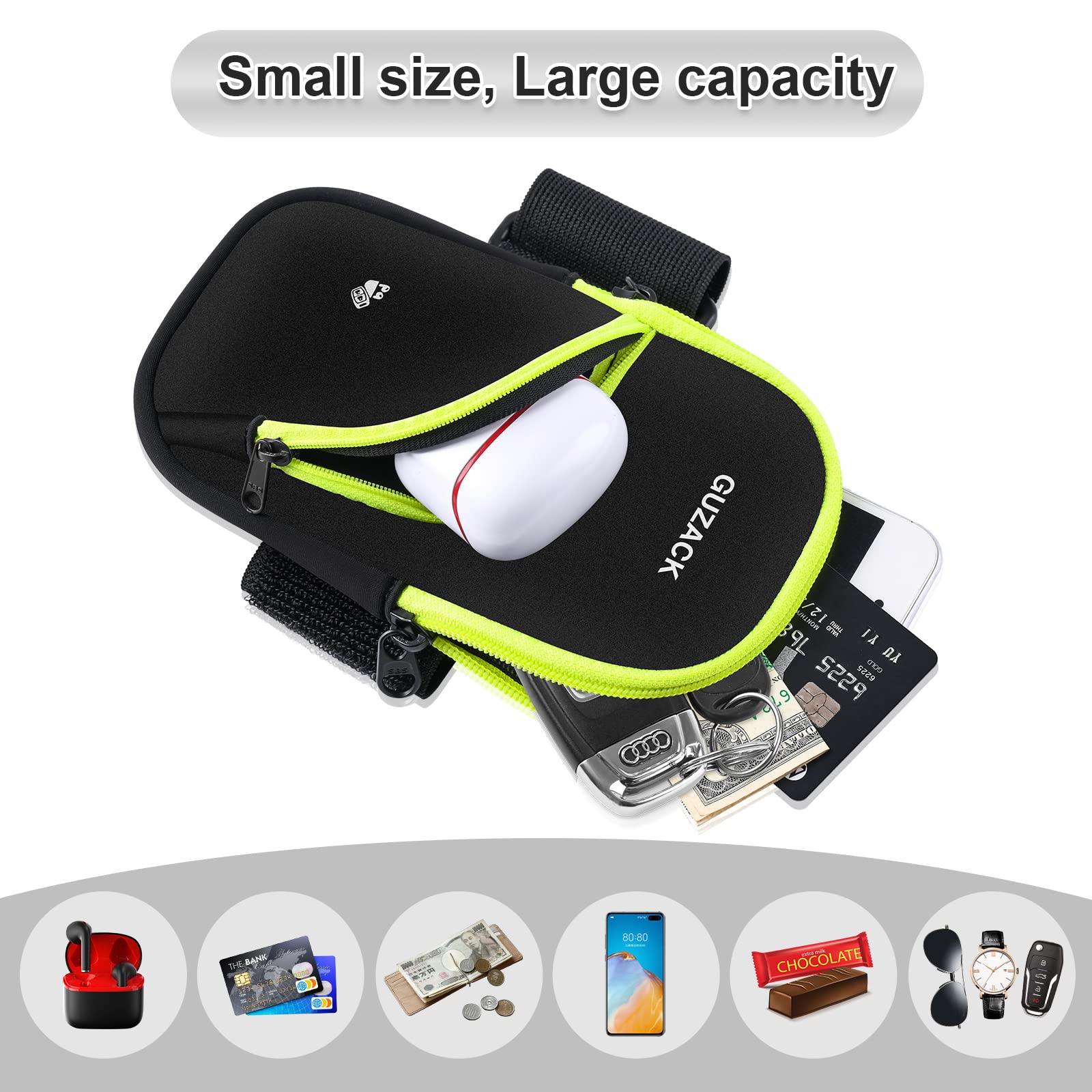 Phone Holder For Running Armband For Iphone 14 15 Pro Max 13 12 11 X Xs Xr 8 7 6 Plus Se Samsung Up To 6.9'' Cell Phone Arm Band