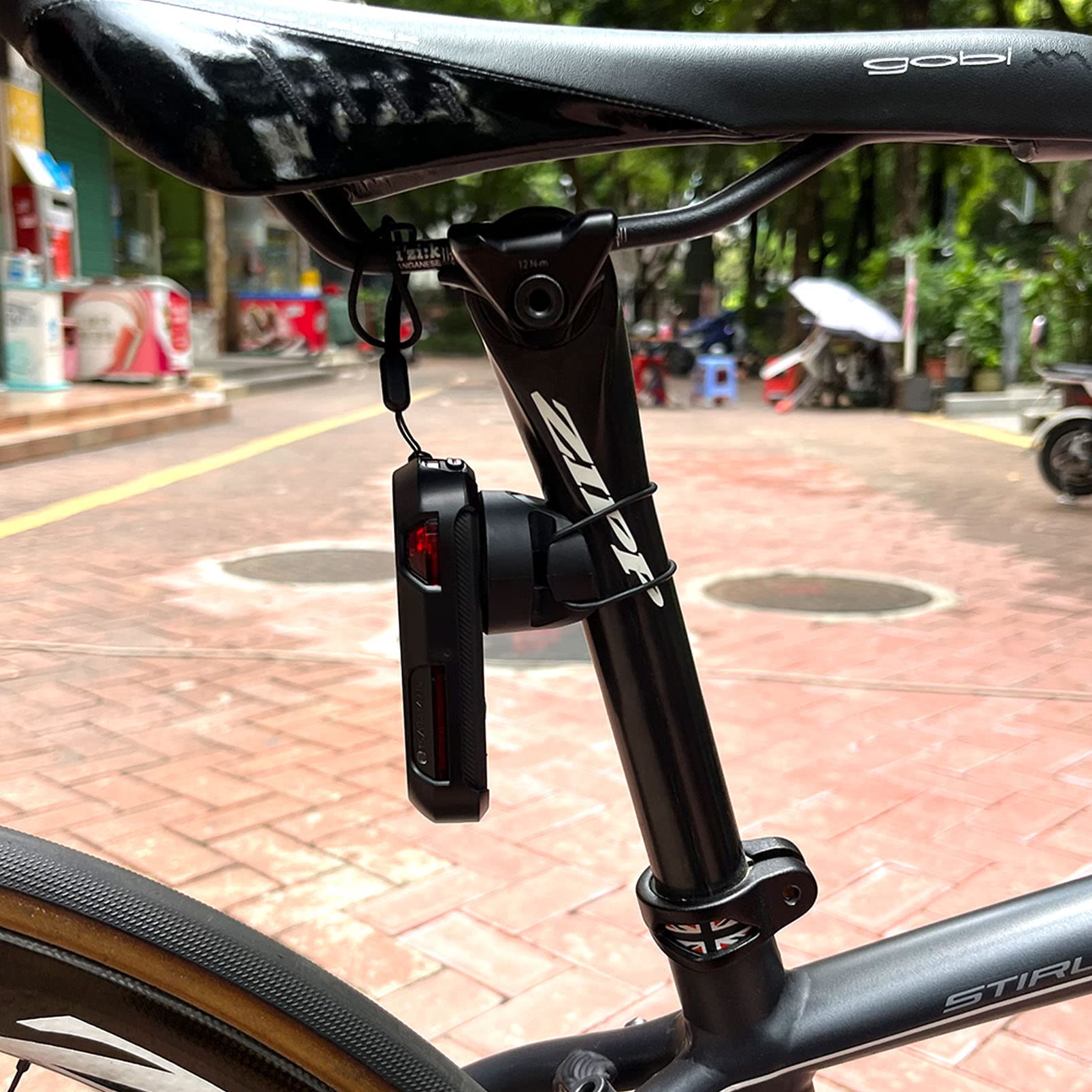 Bininiu Anti Lost Case For Garmin Varia Rtl515[Case+Cable], 0.27Oz Lightest Protective Cover For Rtl515 Radar, No Effect For Radar Signal, Peace Of Mind From Lost, For Garmin Varia Rtl515 Radar Mount