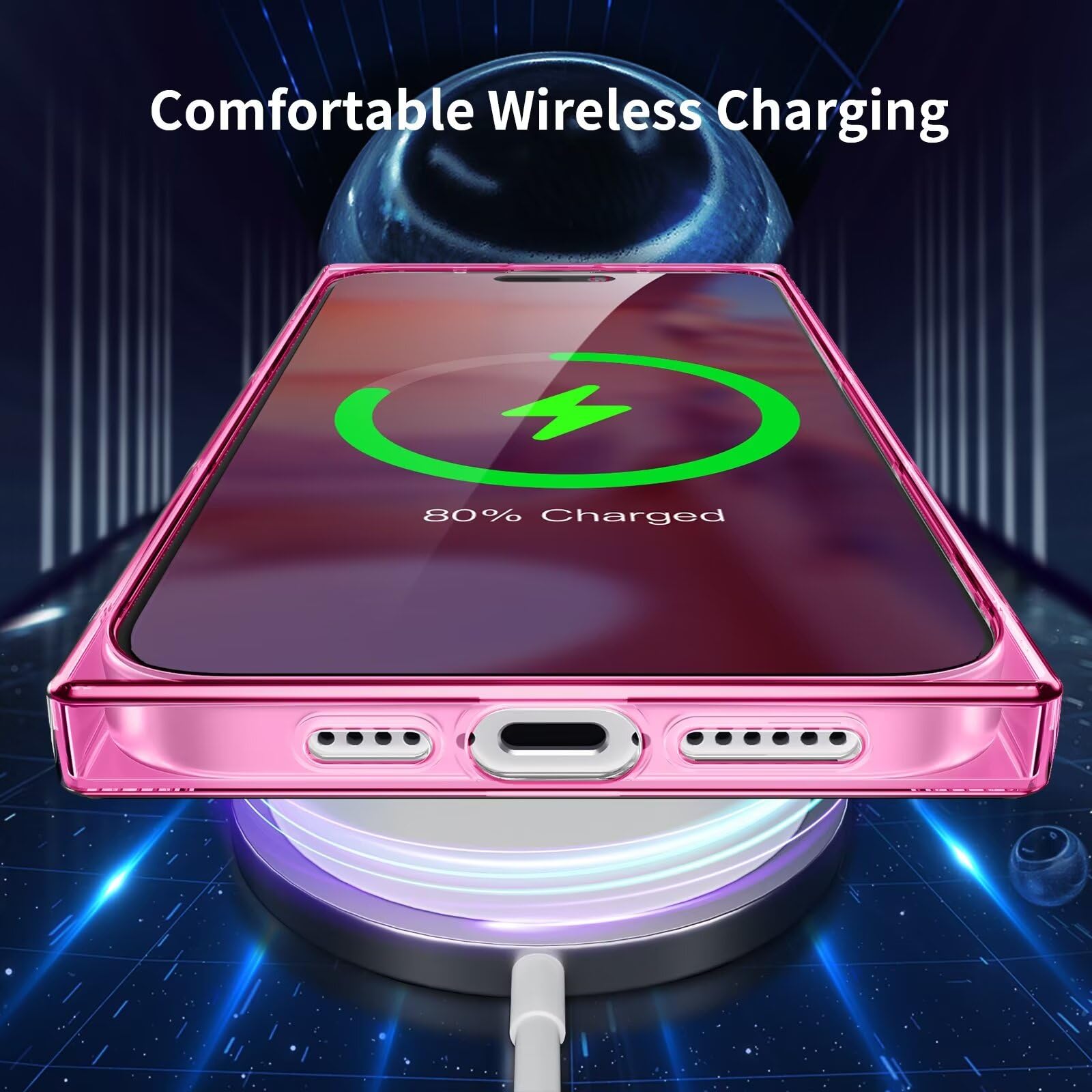 Tzomsze Case For Iphone 15 Case Clear,Camera Protection & Reinforced Corners Tpu Cushion,Slim Silicone Shockproof Case Cover For