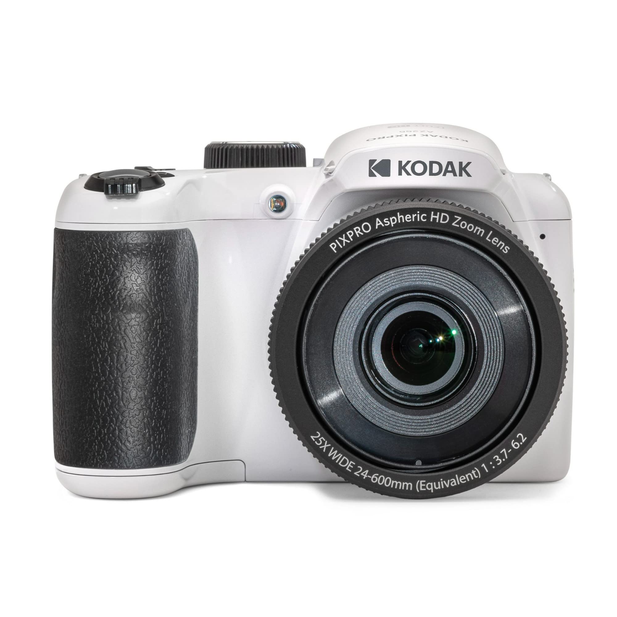 KODAK PIXPRO AZ255-WH 16MP Digital Camera 25X Optical Zoom 24mm Wide Angle Lens Optical Image Stabilization 1080P Full HD Video 