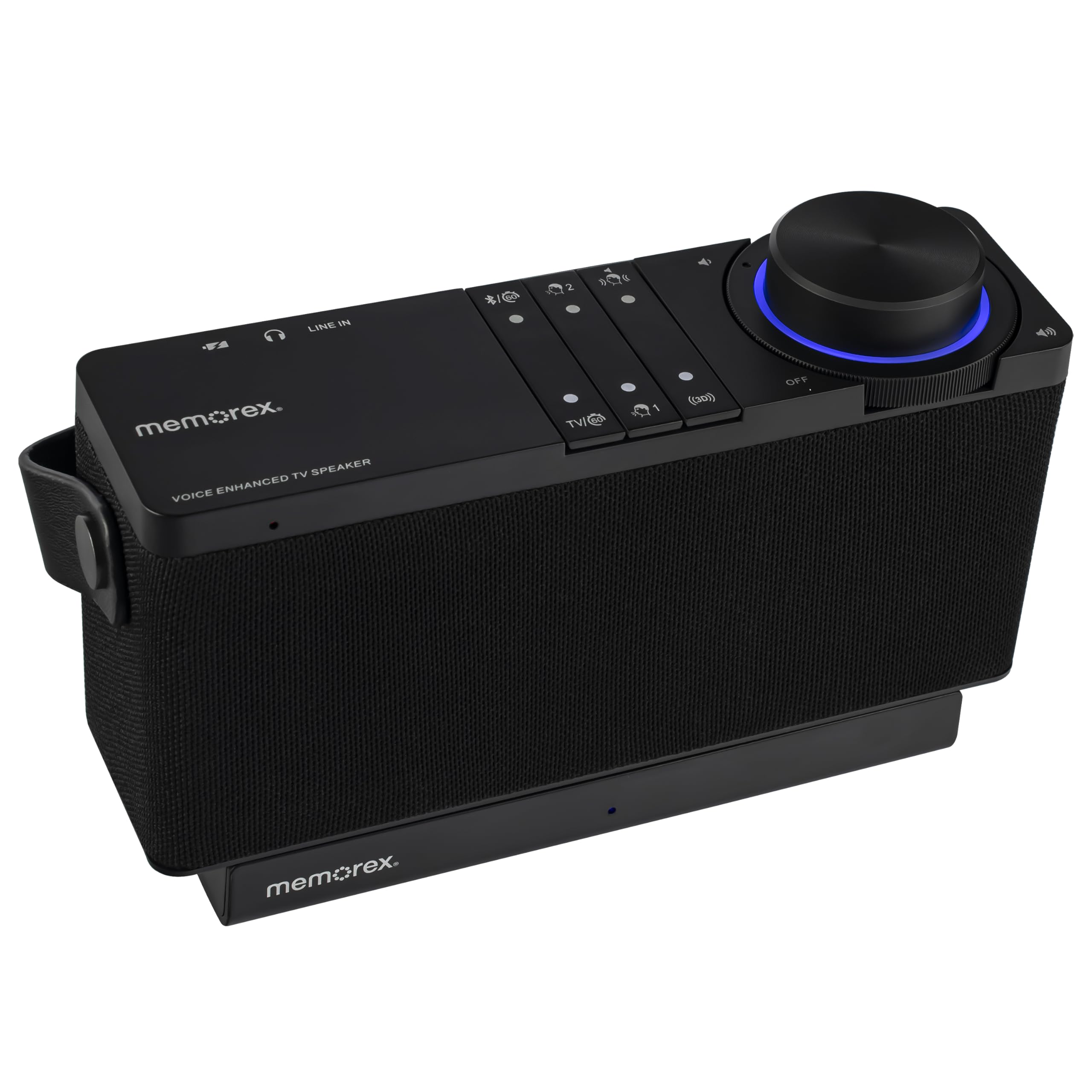 Memorex Mx-Clrtv100 Wireless Tv Sound Enhancing Speaker | Bluetooth, 3D Surround Sound, Clear Voice Technology, Long Battery Lif