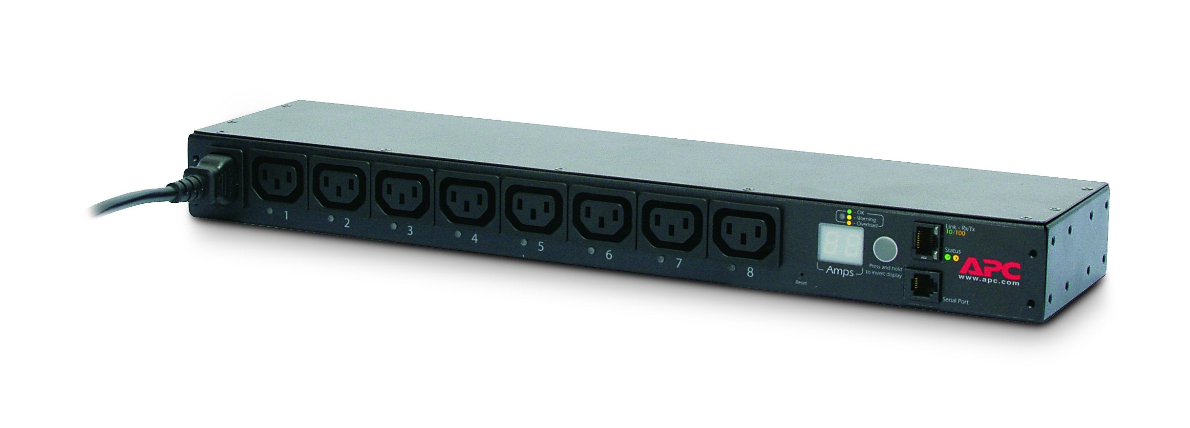 Apc Rack Pdu, Switched, 1U, 12A/208V, 10A/230V, (8) C13 (Ap7920B)