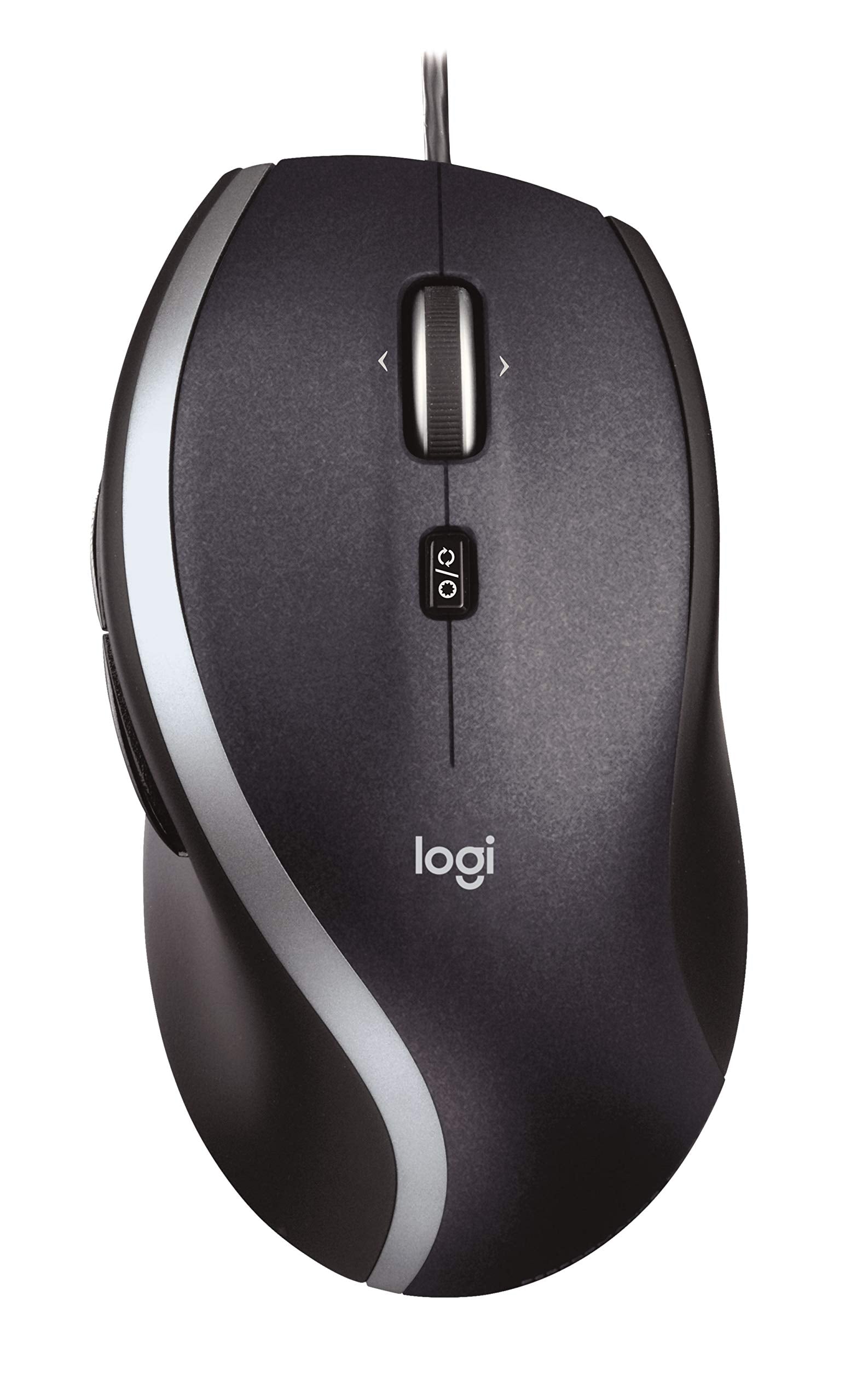 Logitech M500 Corded Mouse   Wired Usb Mouse For Computers And Laptops, With Hyper Fast Scrolling, Dark Gray