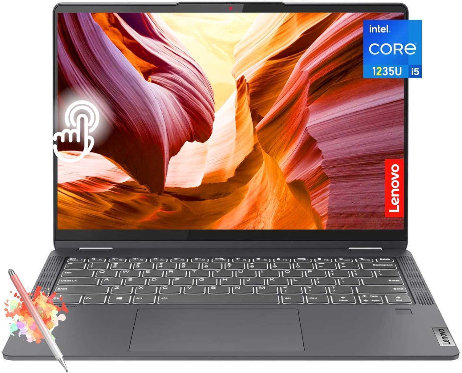 Lenovo Flex 5I 14'' Fhd Touchscreen 2 In 1 Laptop, Intel Core I5 1235U, 8Gb Memory, 512Gb Pcie Ssd, Intel Iris Xe Graphics, 512G