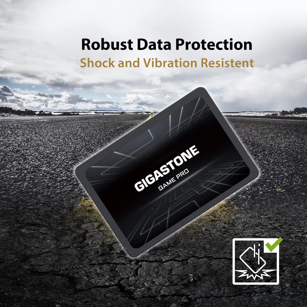 Gigastone Sata Ssd 2Tb 2.5 Inch Ssd 530Mb/S Upgrade Laptop Pc Memory And Storage Ps4 Hdd Replacement 2.5'' Internal Solid State