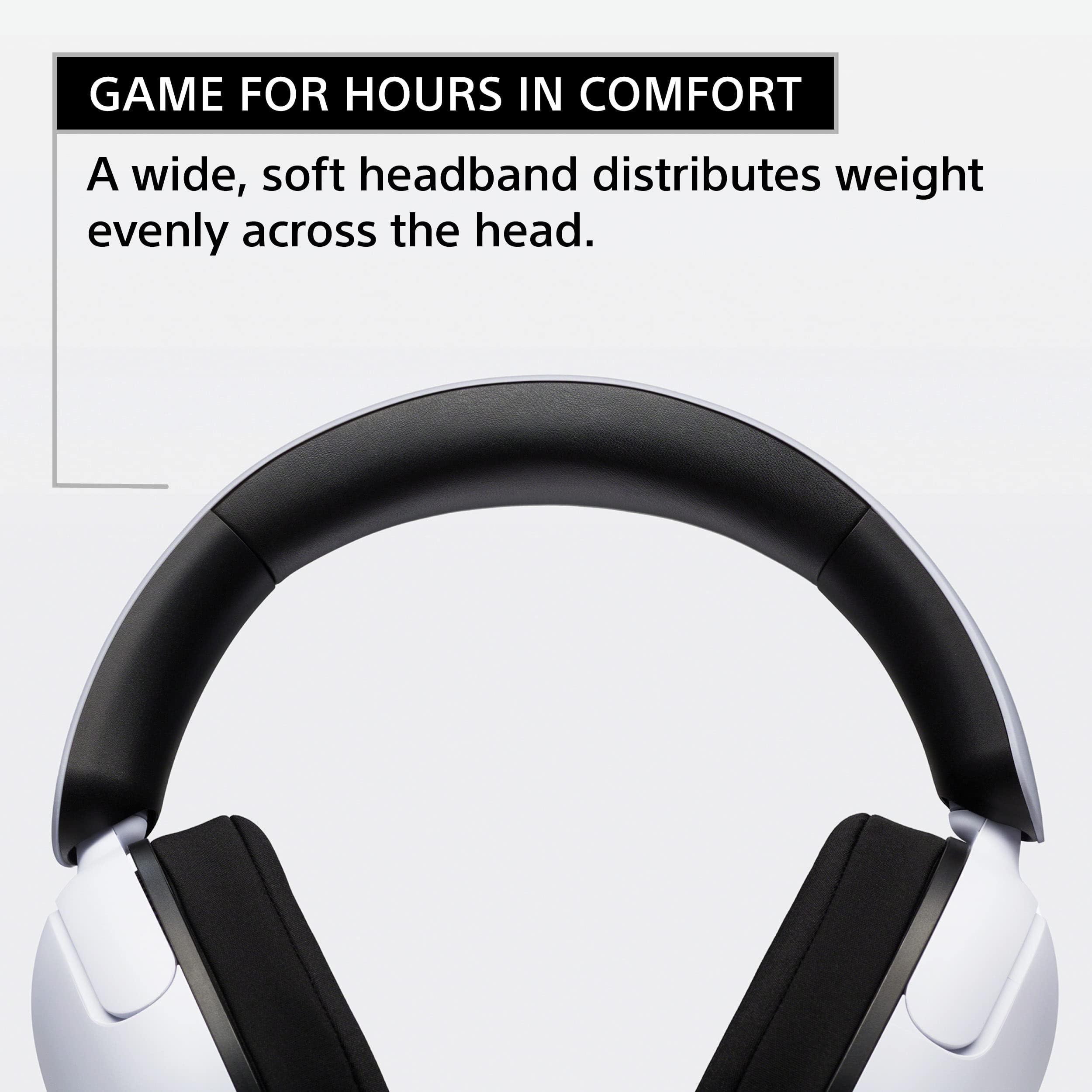 Sony INZONE H3 Wired Gaming Headset, Over ear Headphones with 360 Spatial Sound, MDR G300,White