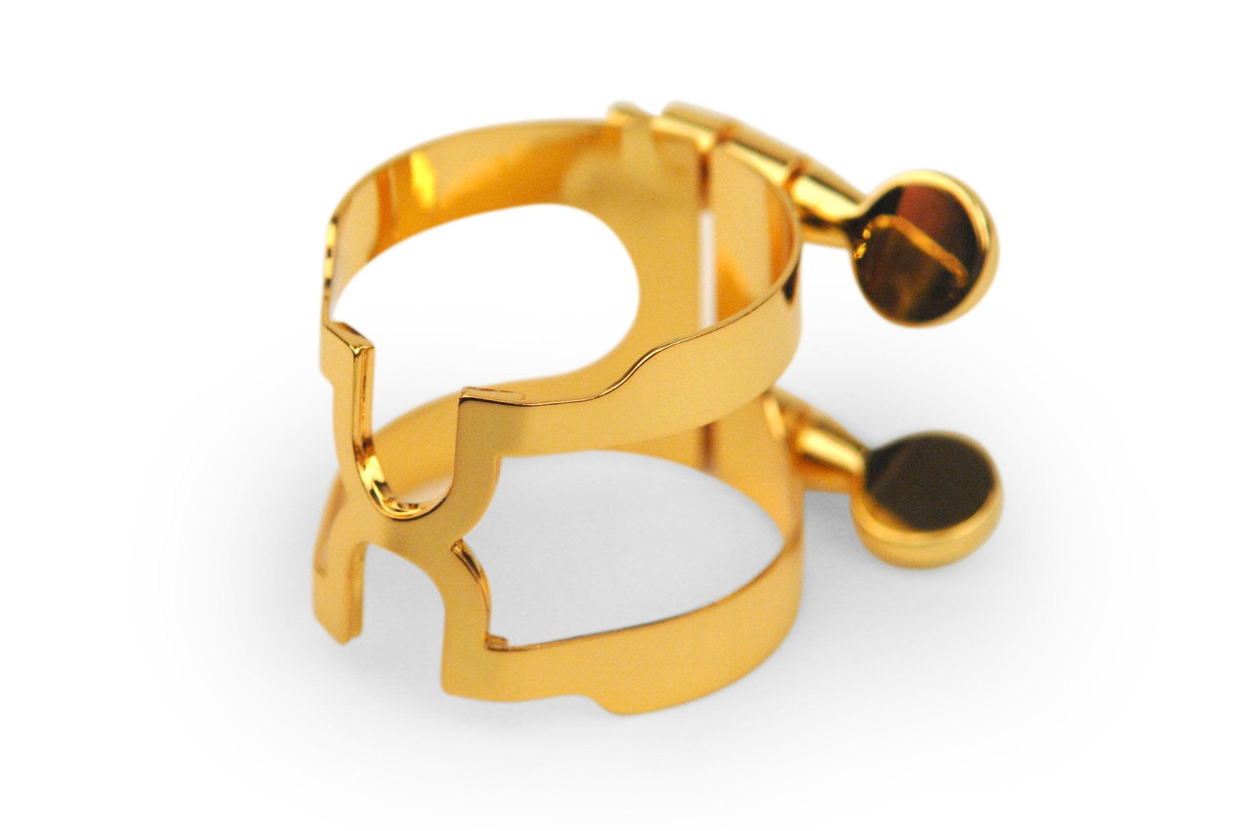 Daddario H-Ligature & Cap, Baritone Sax For Selmer-Style Mouthpieces, Gold-Plated (Hbs2G)