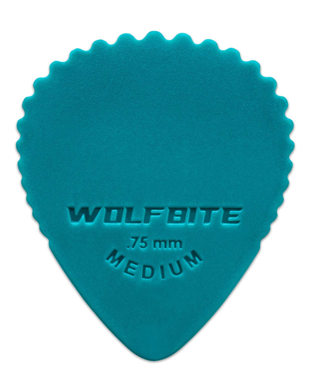 Wolf Bite Guitar Picks | Saw Toothed Edge Guitar Picks   Medium(.75Mm) / Light(.60Mm) Variety 12 Pack