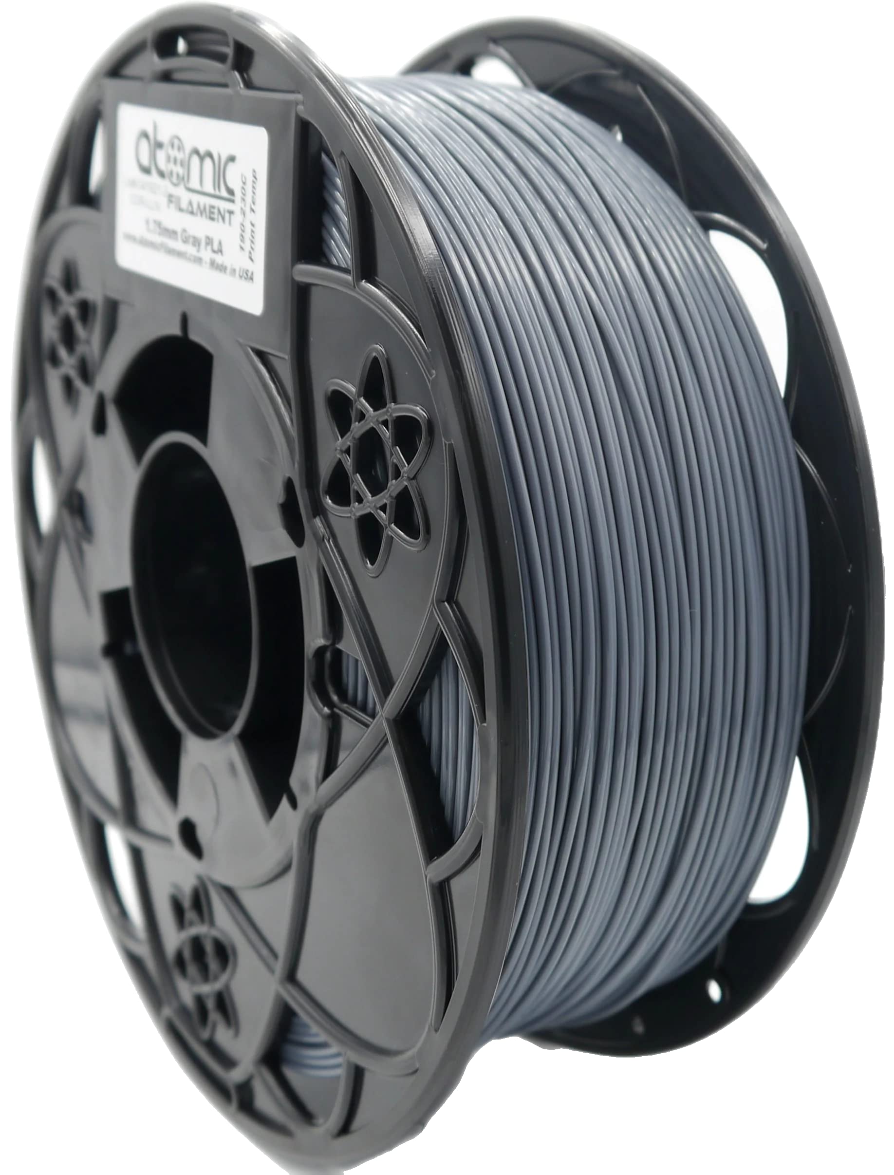 Atomic Filament Gray 3D Printer Petg Pro Filament 1.75 Mm | Dimensional Accuracy 99% Probability +/  0.02Mm | 3D Printer Accesso