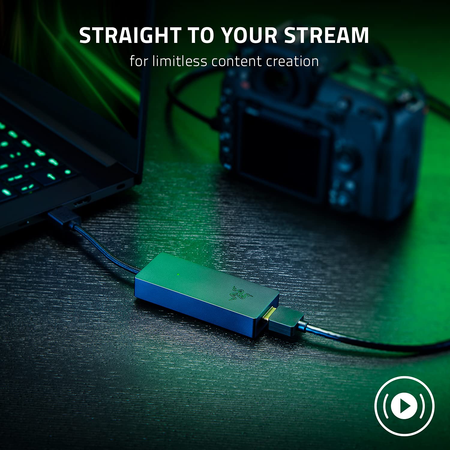 Razer Ripsaw X Usb Capture Card W/Camera Connection: 4K 30Fps   Obs & Streamlabs Compatible   For Streaming, Gaming, Video Confe