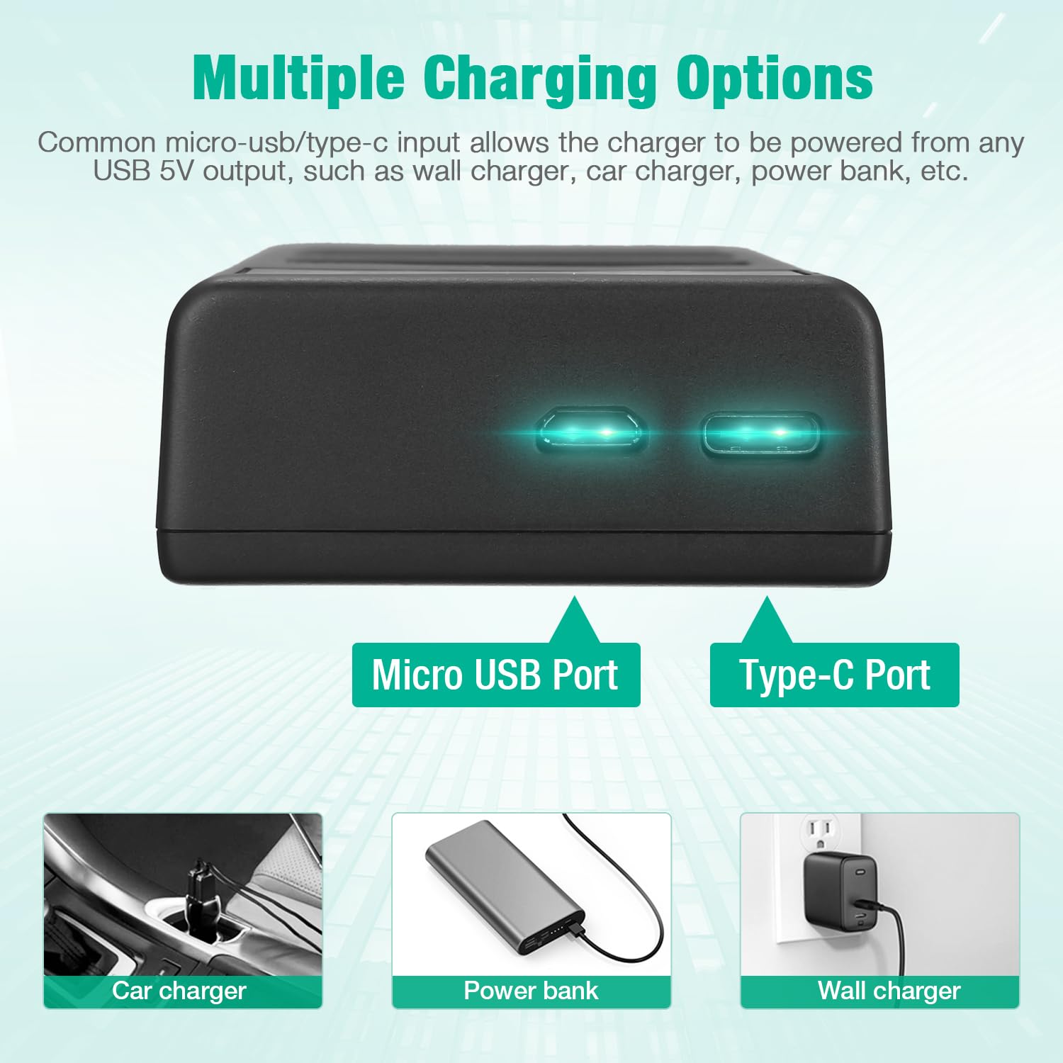 Firstpower Dmw Blc12 Battery And Dual Usb Charger For Panasonic Lumix Dmc G7, Dmc G85, Dmc G95, Dmc Fz1000, Dc Fz1000 Ii, Dmc Gh
