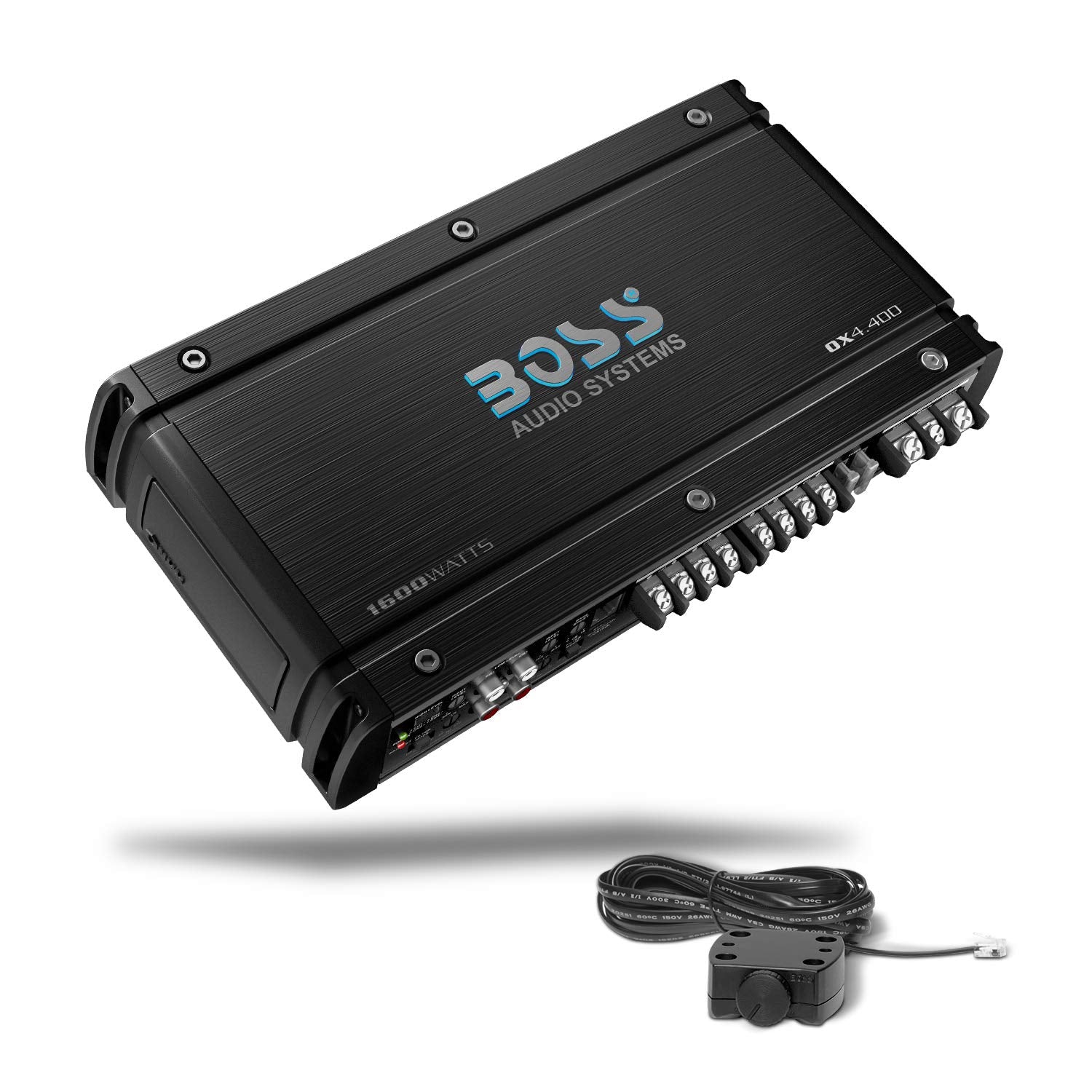 Boss Audio Systems Ox4.400 4 Onyx Series Car Amplifier   1600 High Output, 4 Channel, Class A/B, Low/High Level Inputs, Low Pass