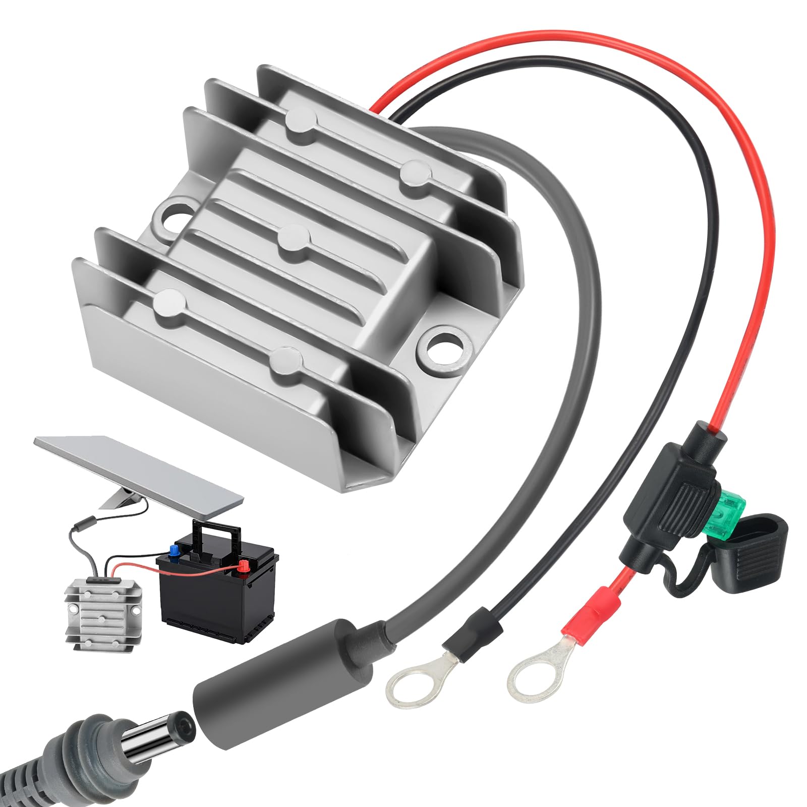 Starlink Mini 12V Adapter [Supports up to 150FT Cable] 12V/24V to 30V 3.5A DC Boost Converter for Starlink Mini, Power Cable wit