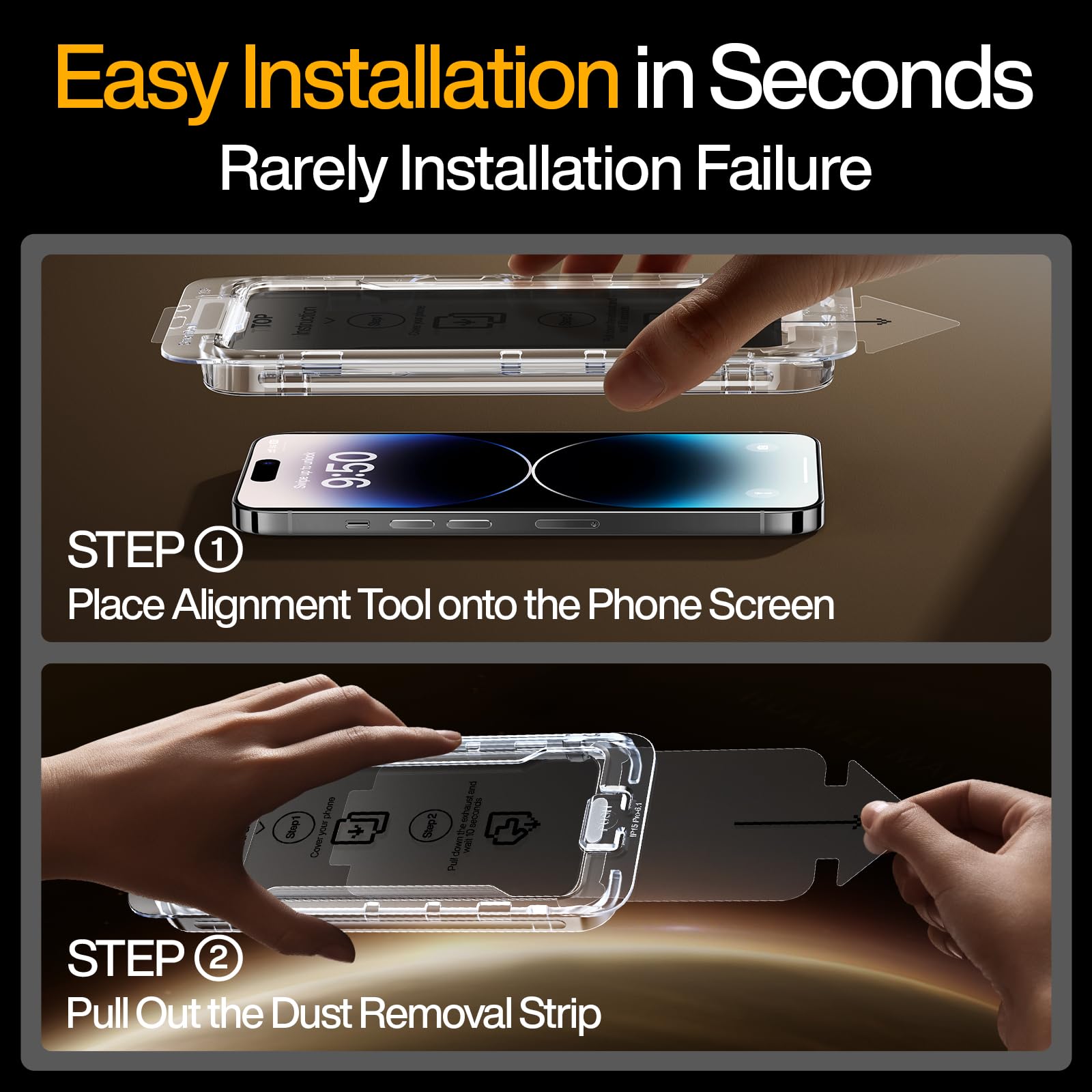 Smartdevil 2Pack For Iphone 14 Pro Max Privacy Screen Protector With 2Pack Camera Lens Protector, 9H Protection Anti Spy Glass T