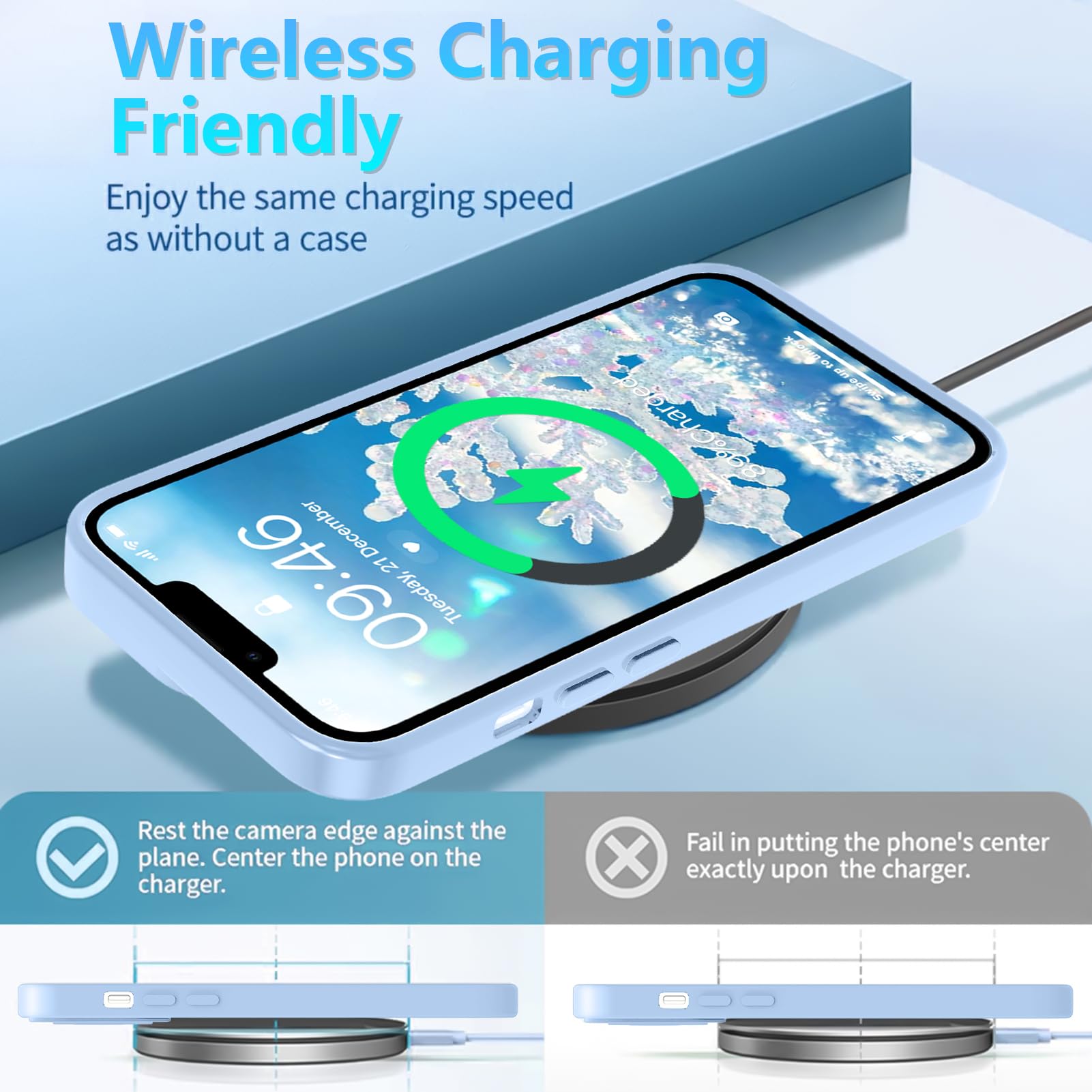 Ook Floral Case For Iphone 13 Case, Cute Sunflower Floral Blooms Design Soft Tpu Shockproof Protective For Women Girls Slim Phon