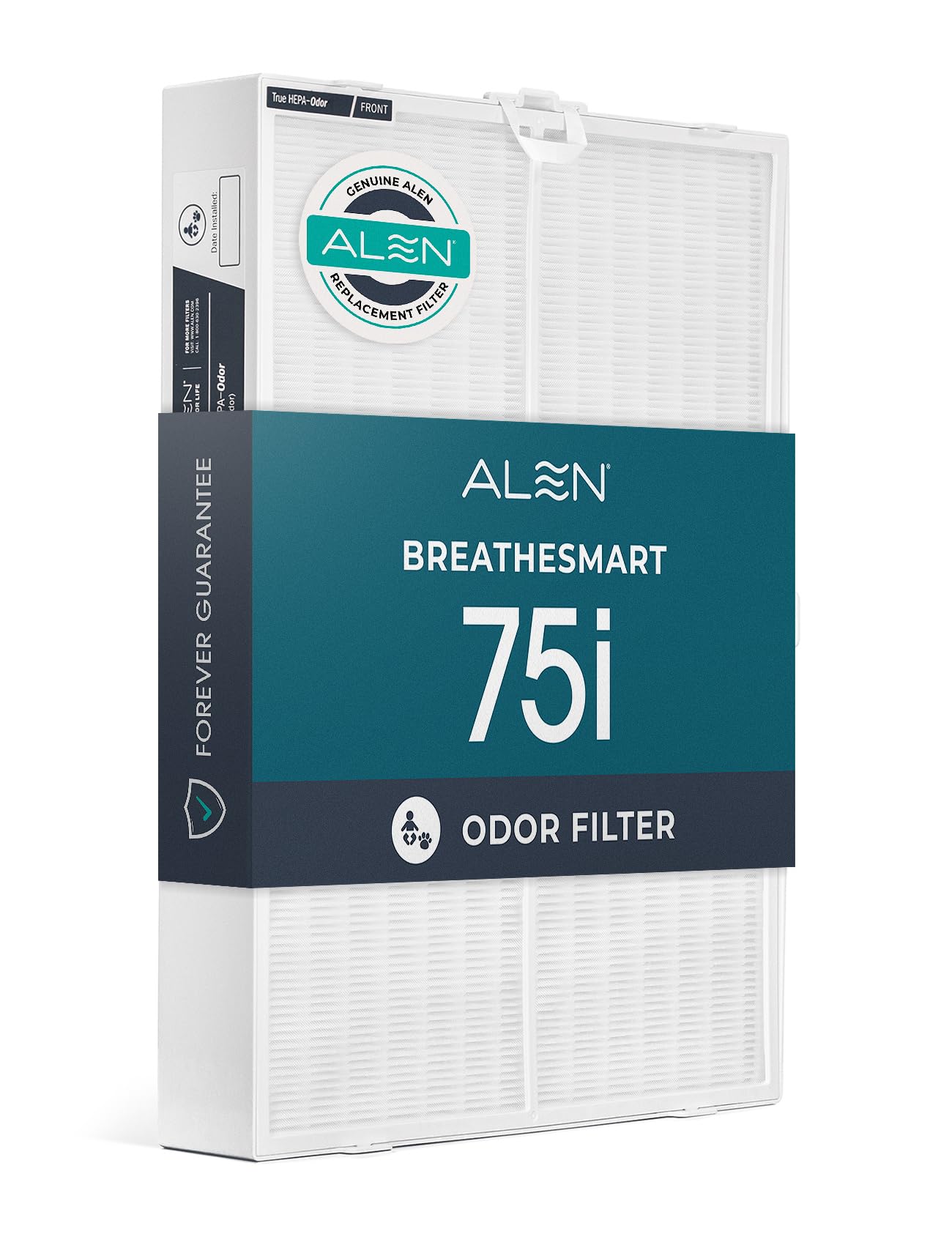 Alen Air Filter B7 Odor Replacement True Hepa Filter For Breathesmart 75I Air Purifier   Captures Allergens & Mold + Pet Dander 